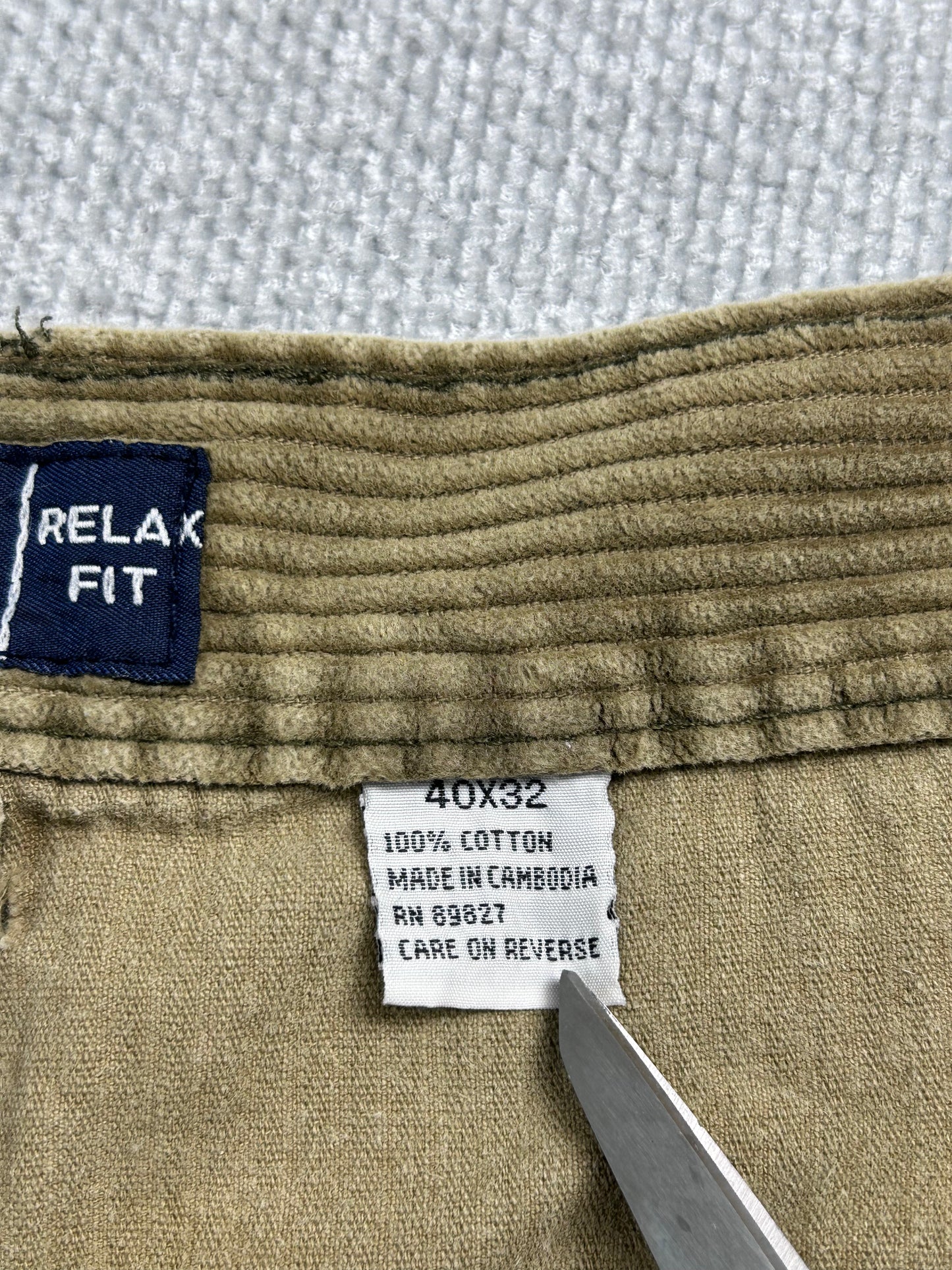 Y2K Baggy Corduroy Pants 38"