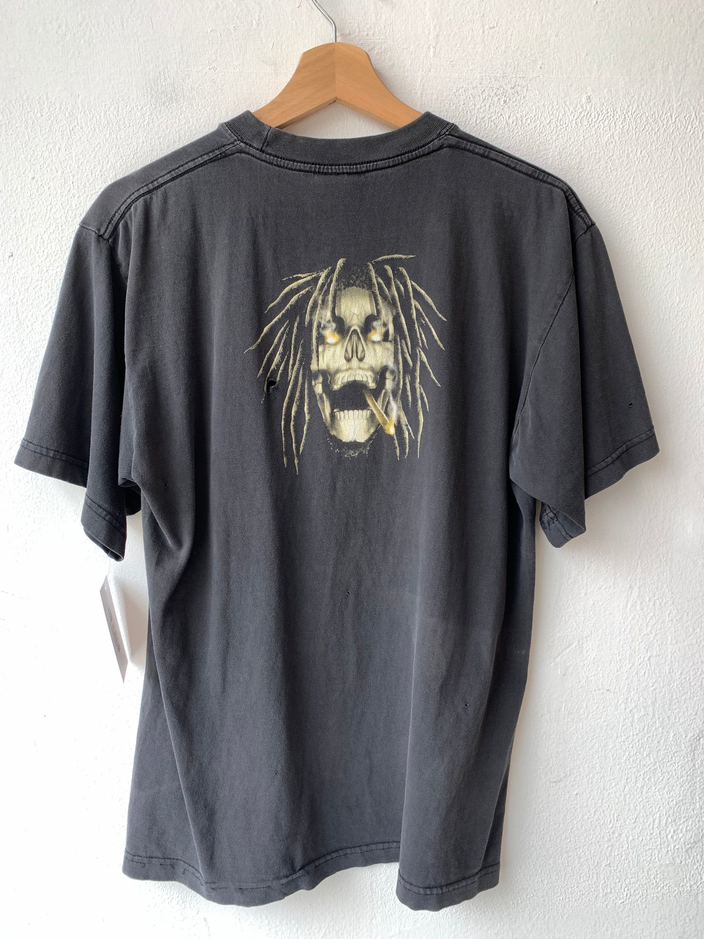 Y2K Skull Smoker T-Shirt