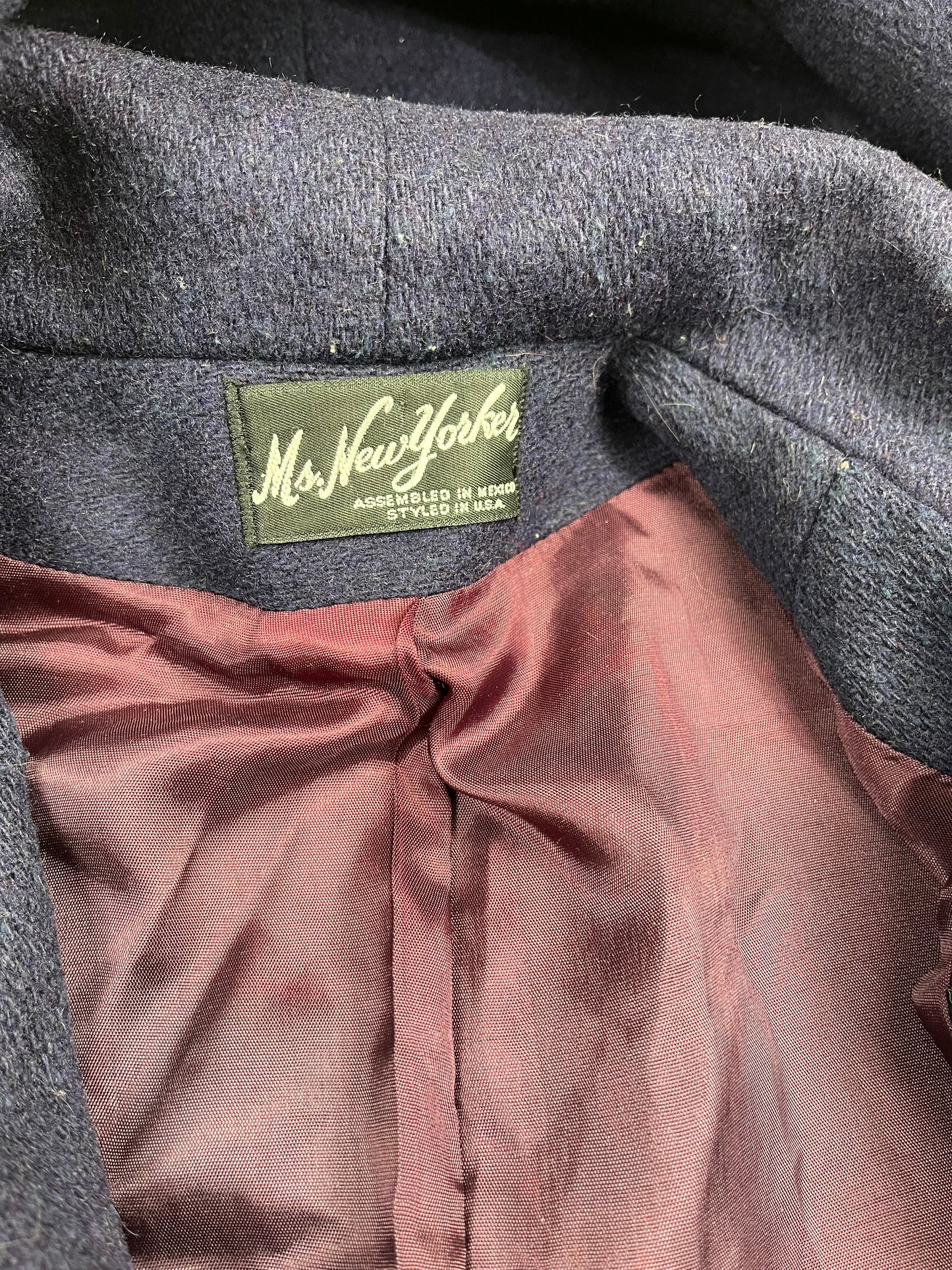 Y2K Wool Hooded Coat