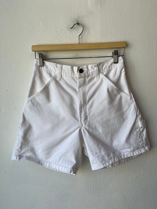 90's White Carpenter Shorts 27"