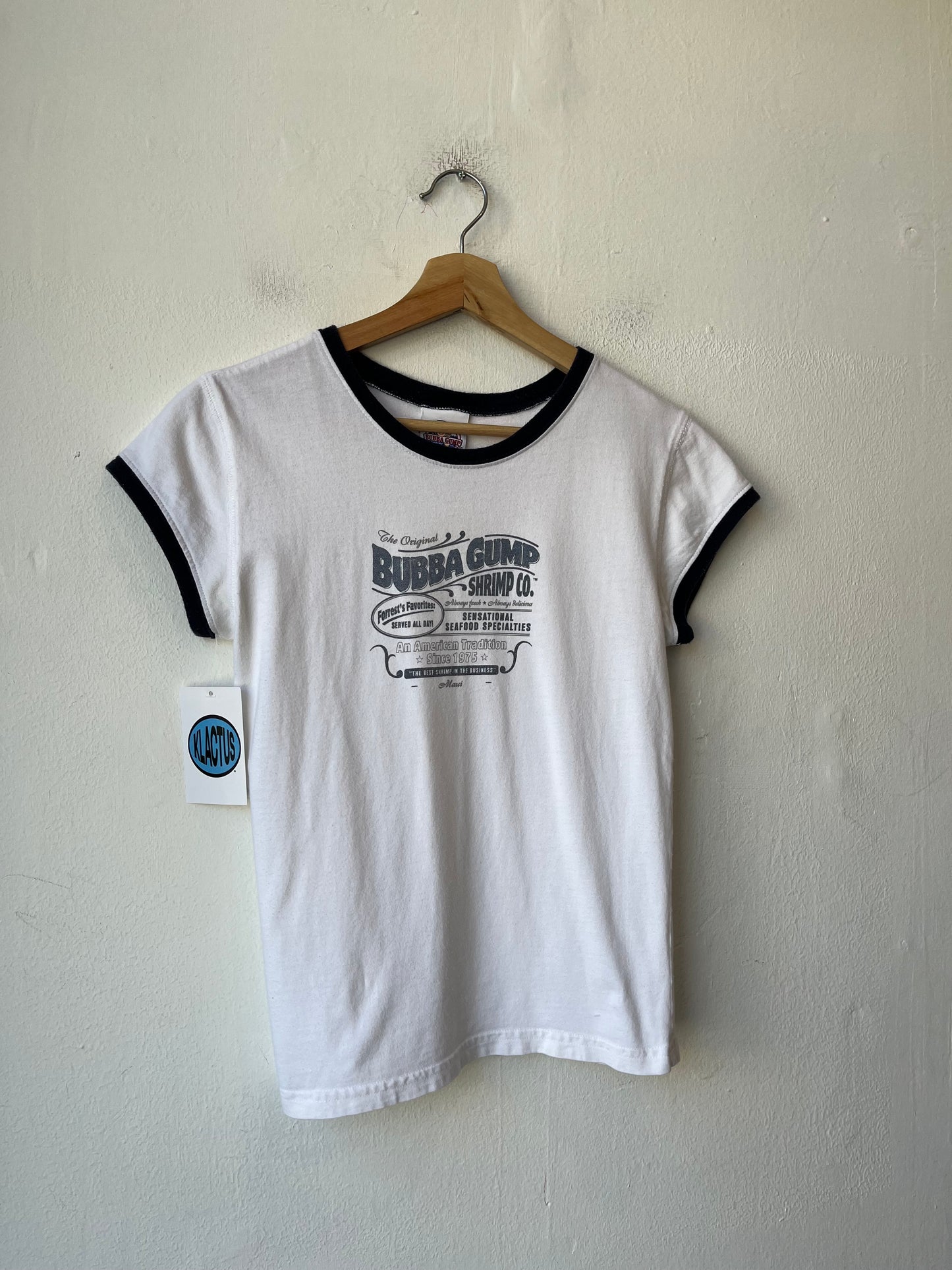 Y2K Bubba Gump Ringer Shirt
