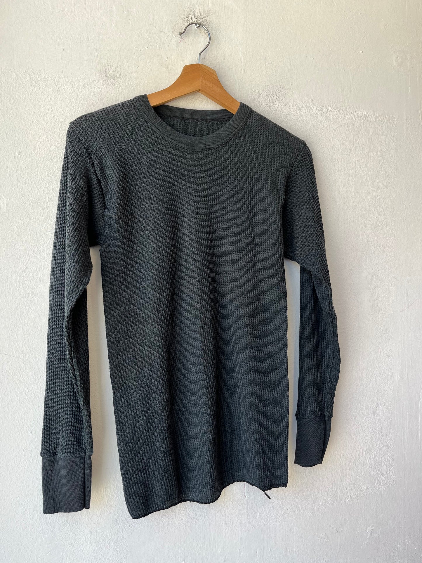 Y2K Gray Thermal Shirt
