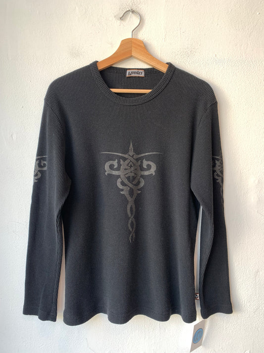 Y2K Tribal Thermal Shirt