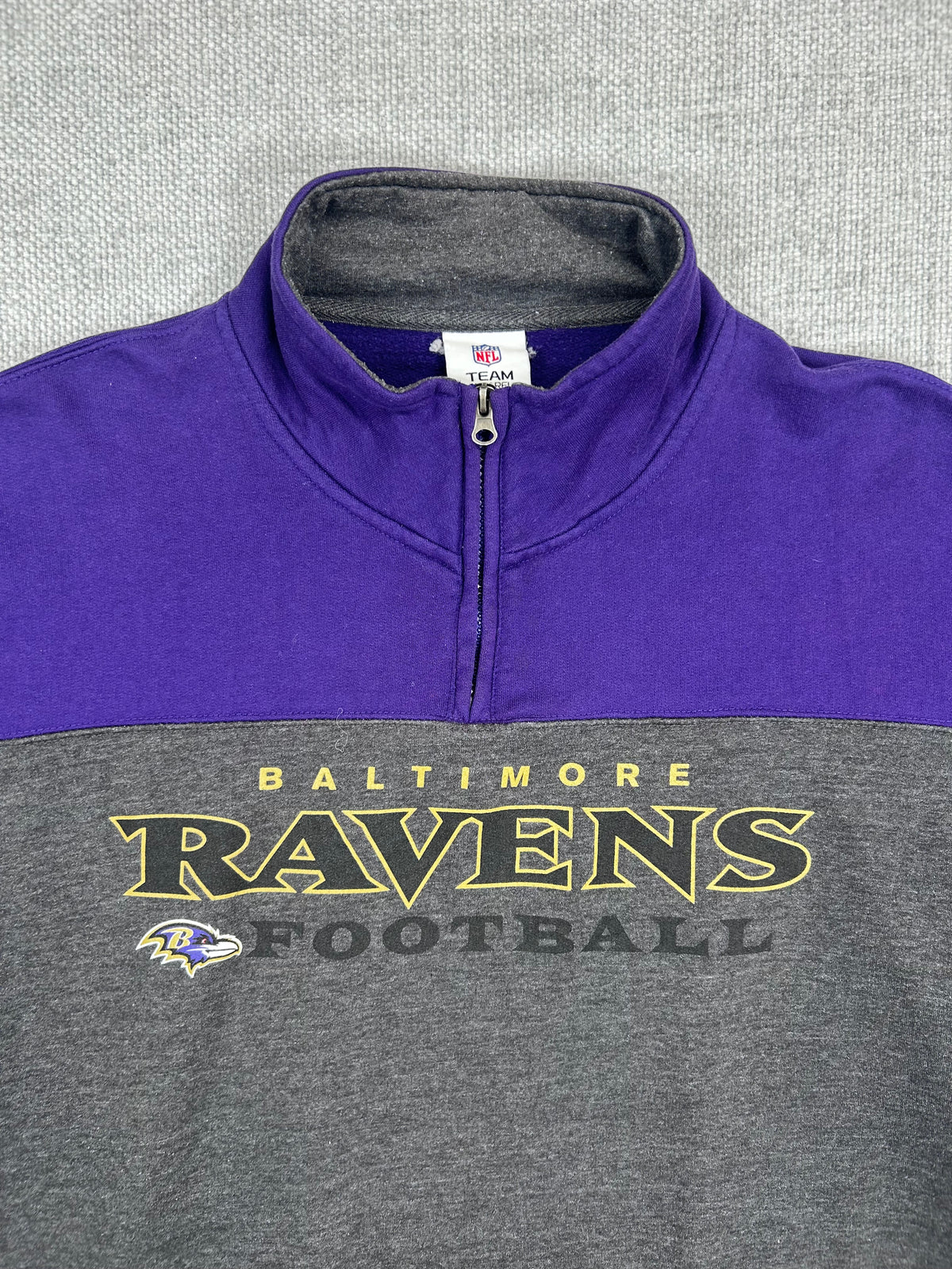 Y2K Baltimore Ravens 1/4 Zip Sweatshirt