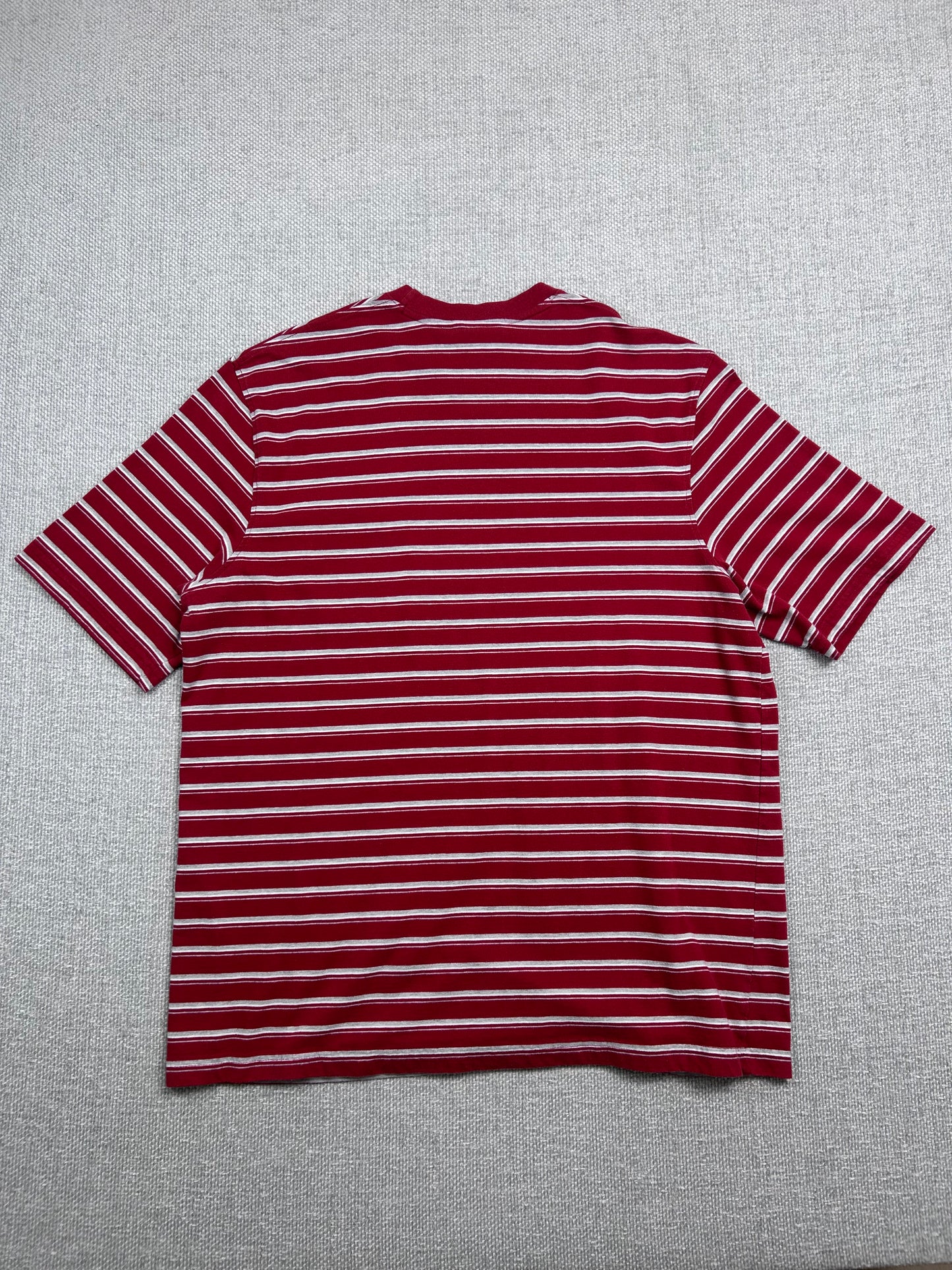 Y2K Red Striped Pocket Tee