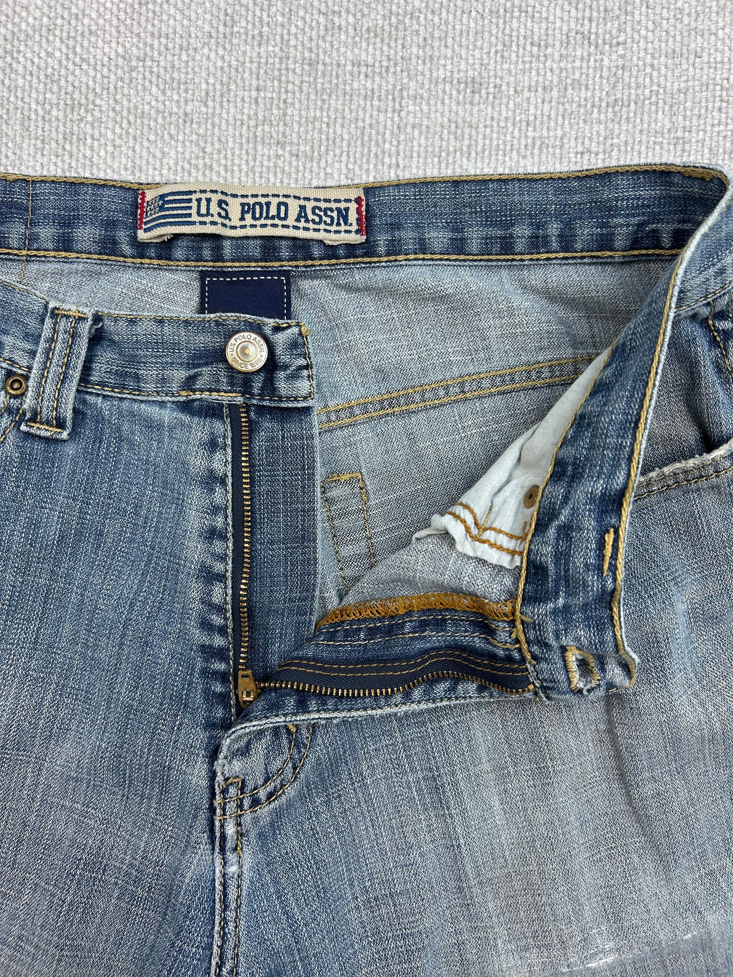 Y2K Polo Assn. Denim Shorts 31"