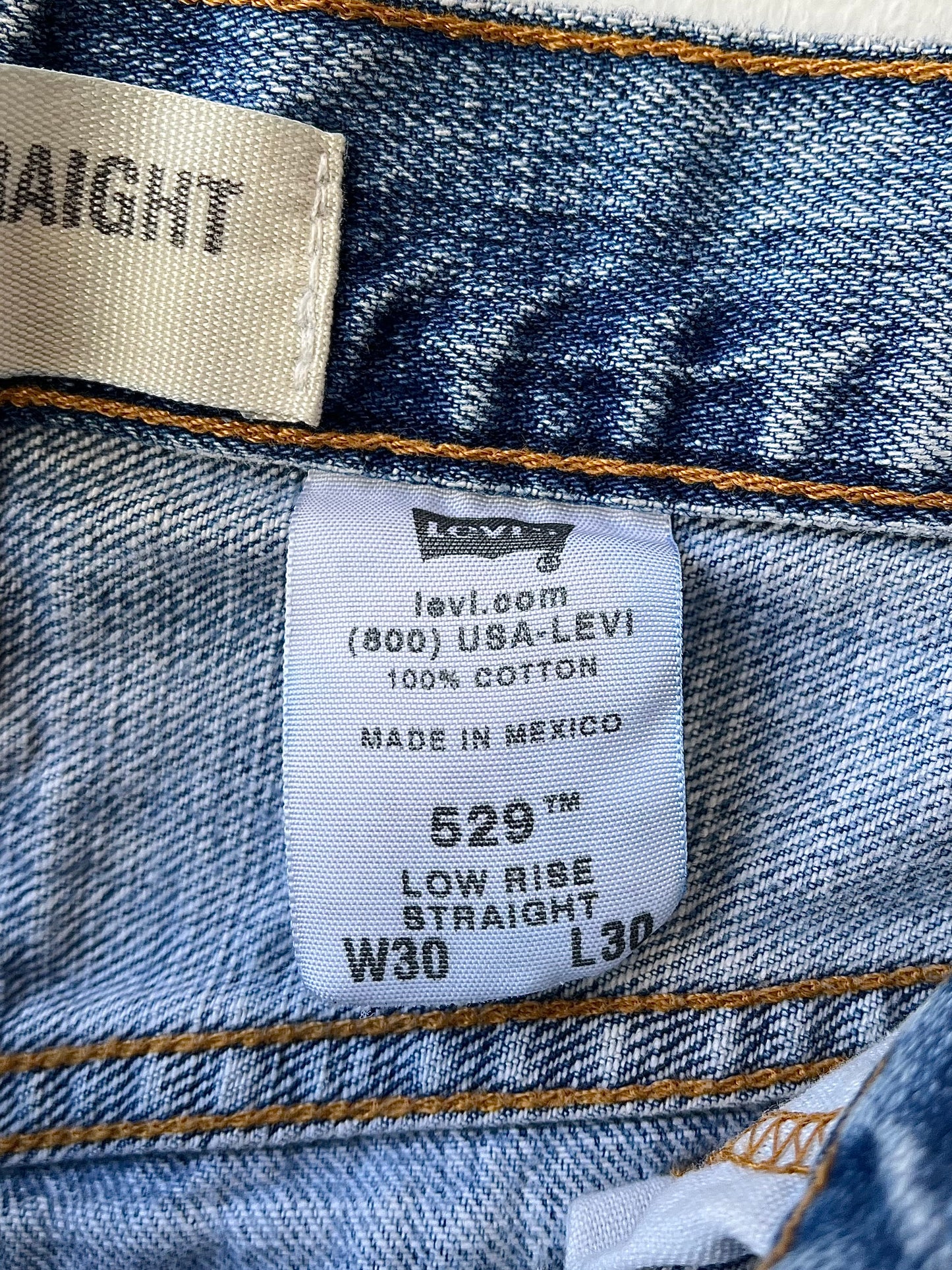 Y2K Levi's 529 Jeans 31”