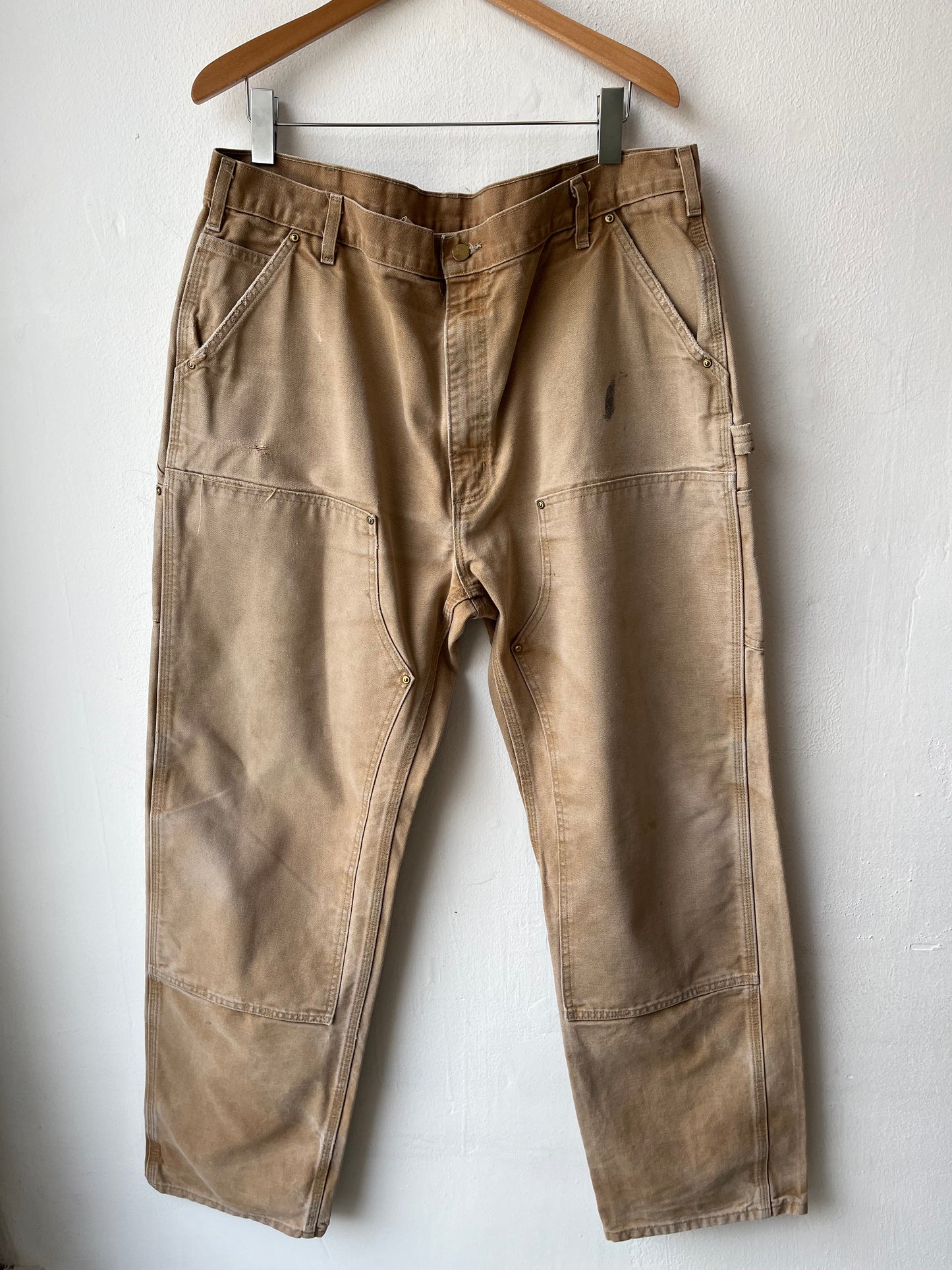 Y2K Carhartt Tan Double Knee 40"