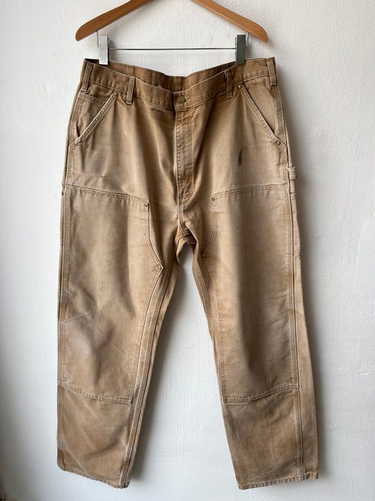 Y2K Carhartt Tan Double Knee 40"