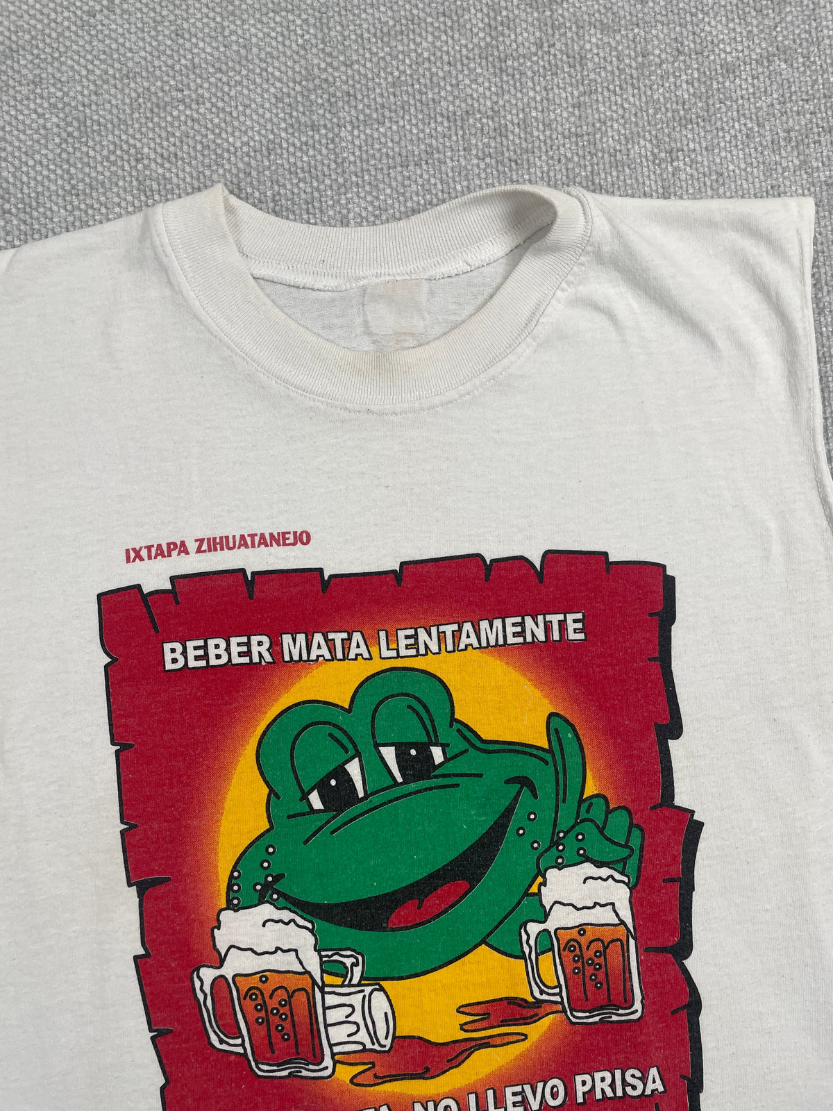 90's Beer Frog Tank Top