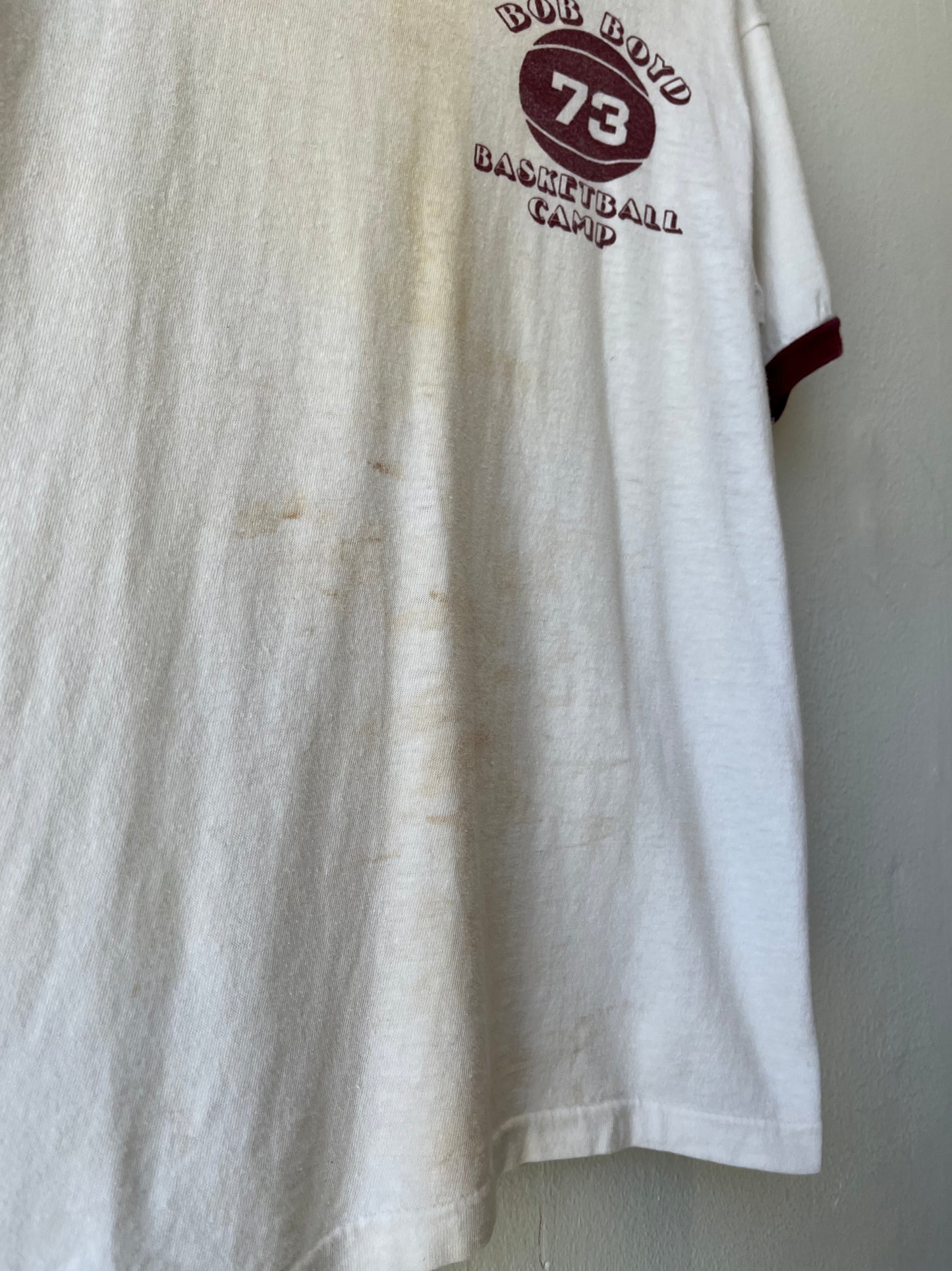 1973 Basketball Camp Ringer T-Shirt