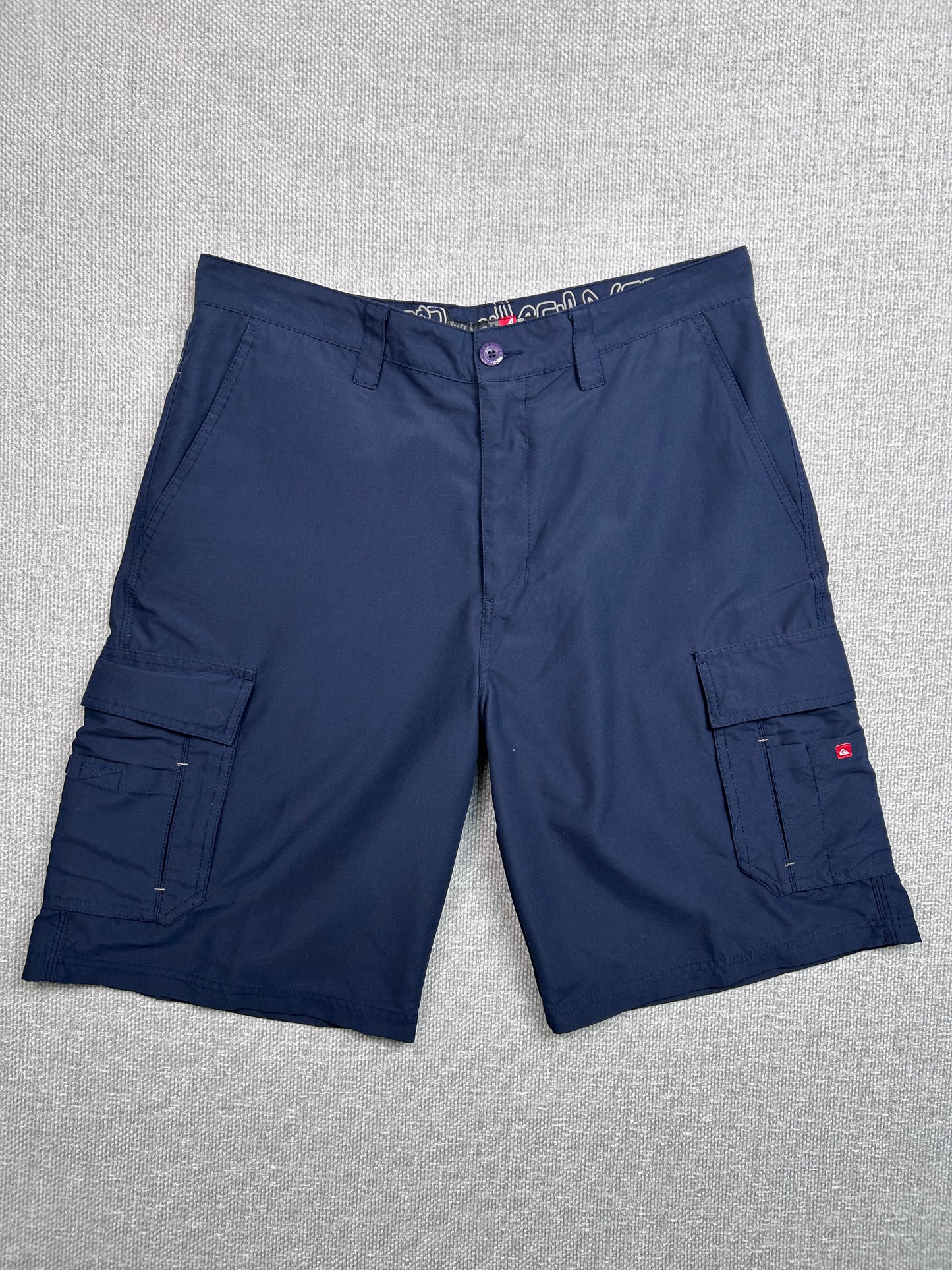 Y2K Quiksilver Cargo Board Shorts 34”