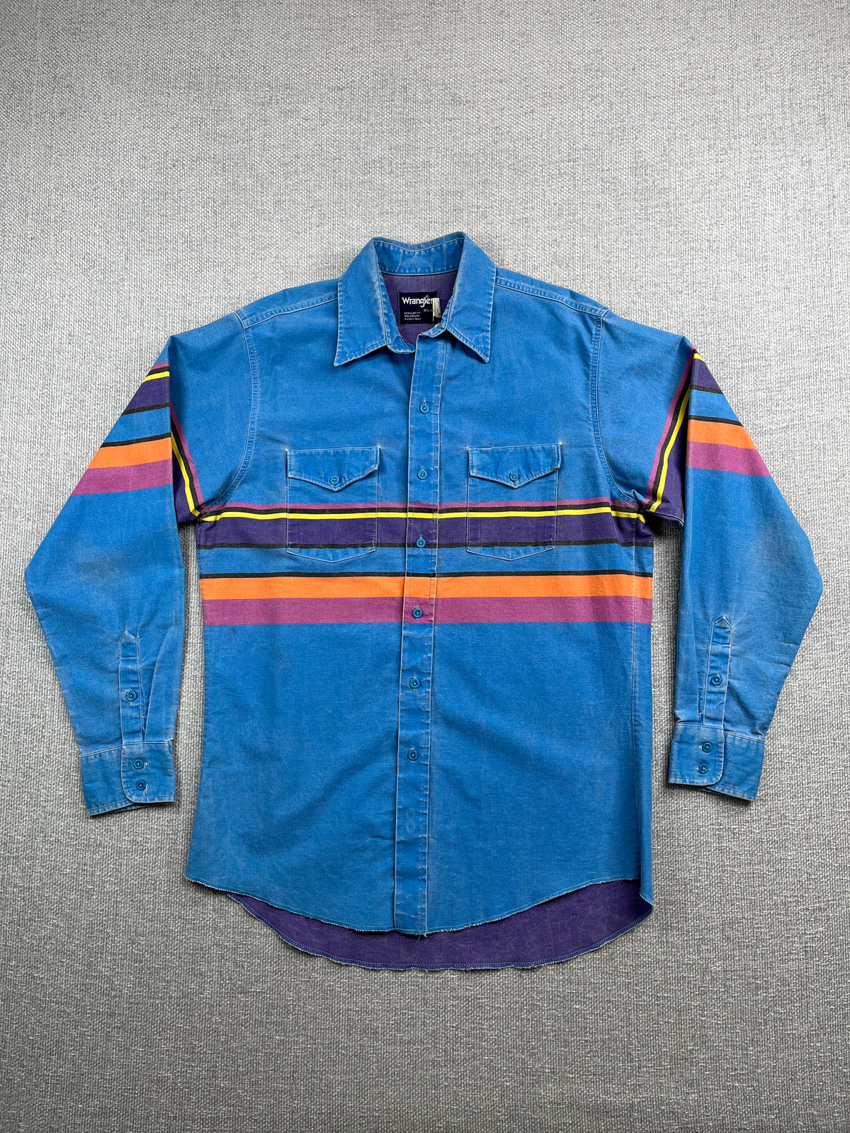 90's Wrangler BrushPopper Striped Shirt