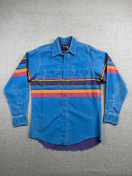 90's Wrangler BrushPopper Striped Shirt