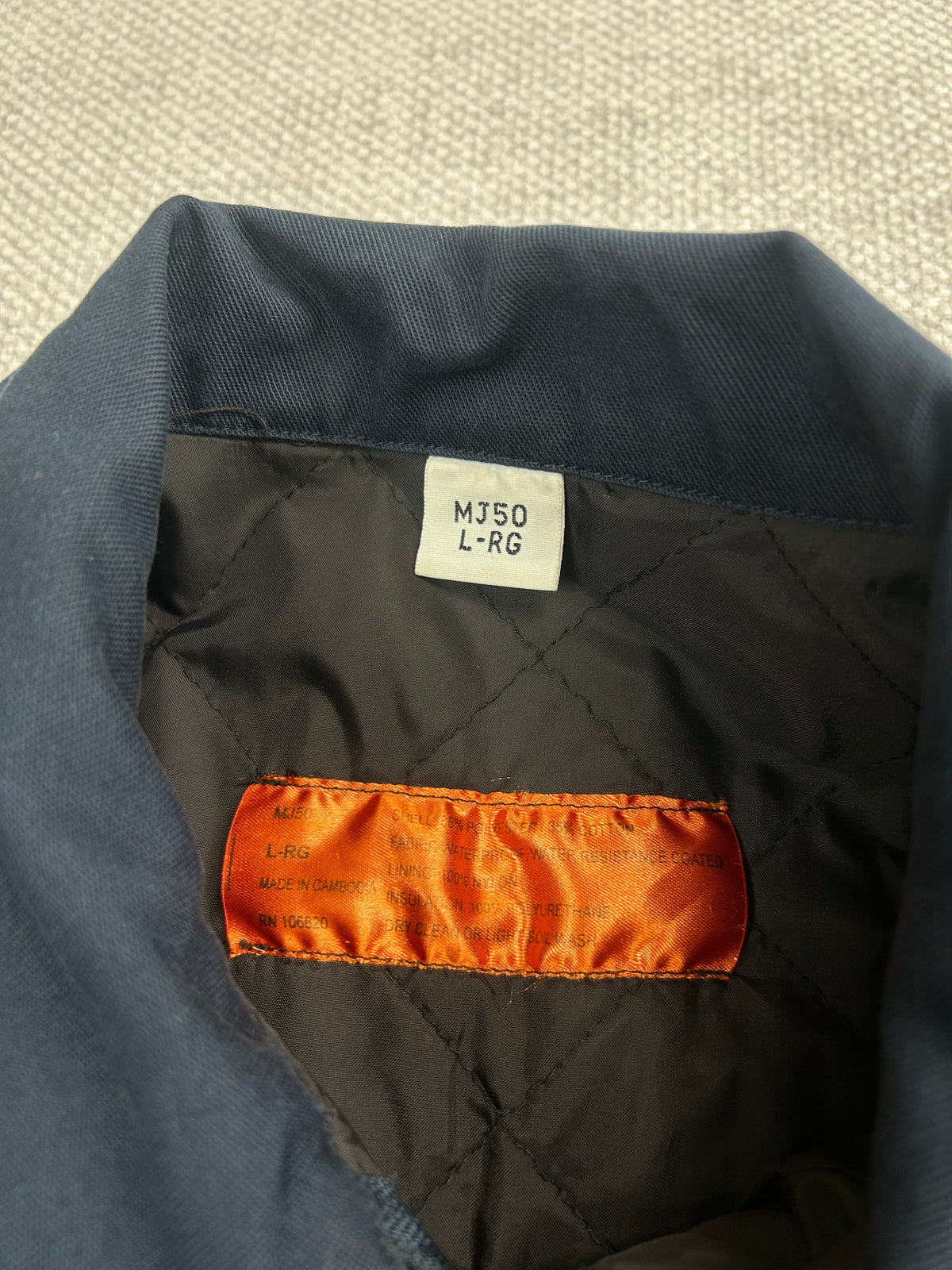 Y2K Navy Work Jacket