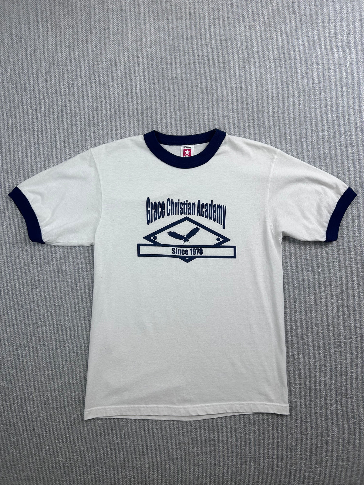 90's Christian Academy Ringer Tee