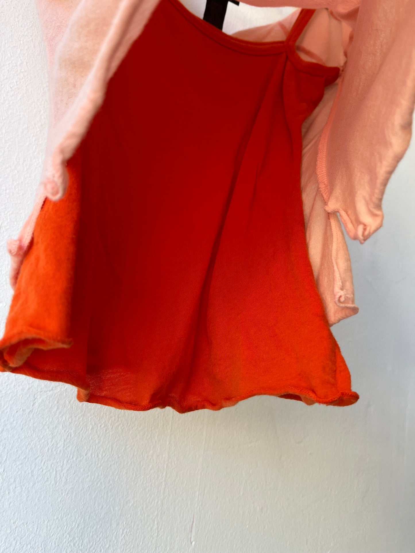 90’s Layered Pink and Orange Top