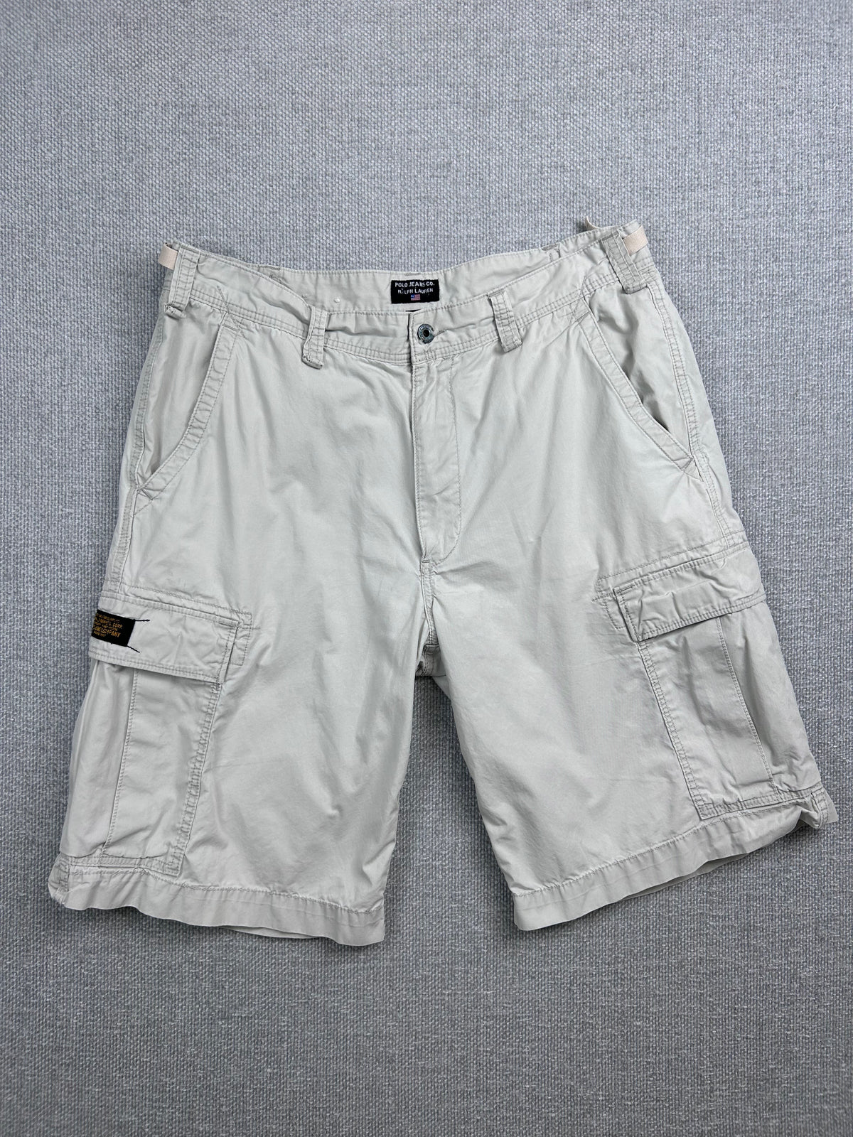 Y2K Polo Jeans Cargo Shorts 34-36"