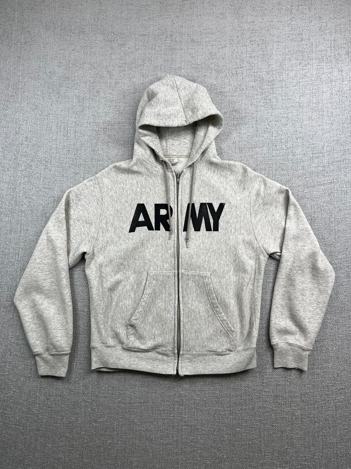 90's Army Zip Up Hoodie