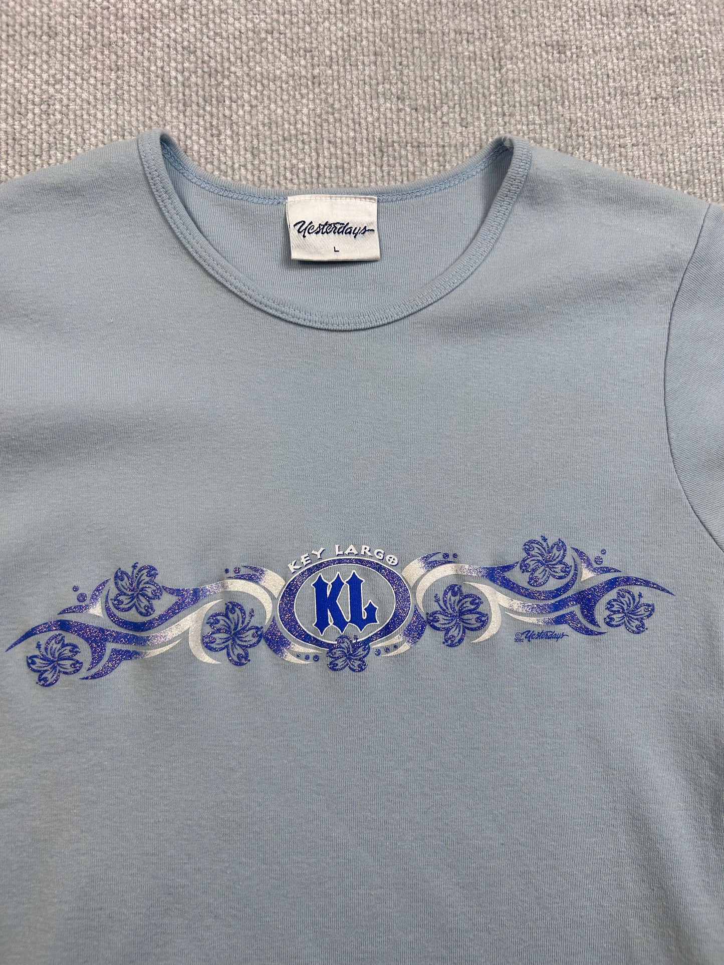 Y2K Key Largo Baby Tee