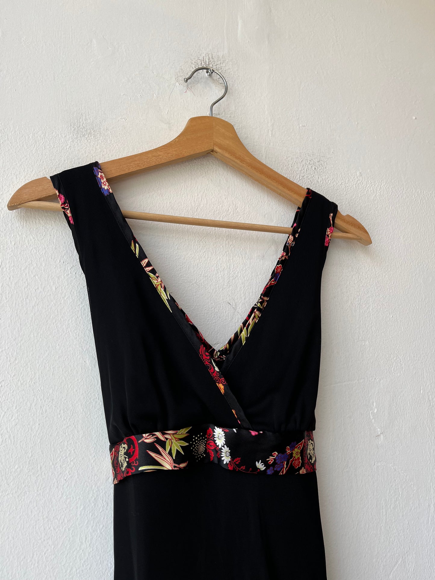 Y2K Asymmetrical Black Dress