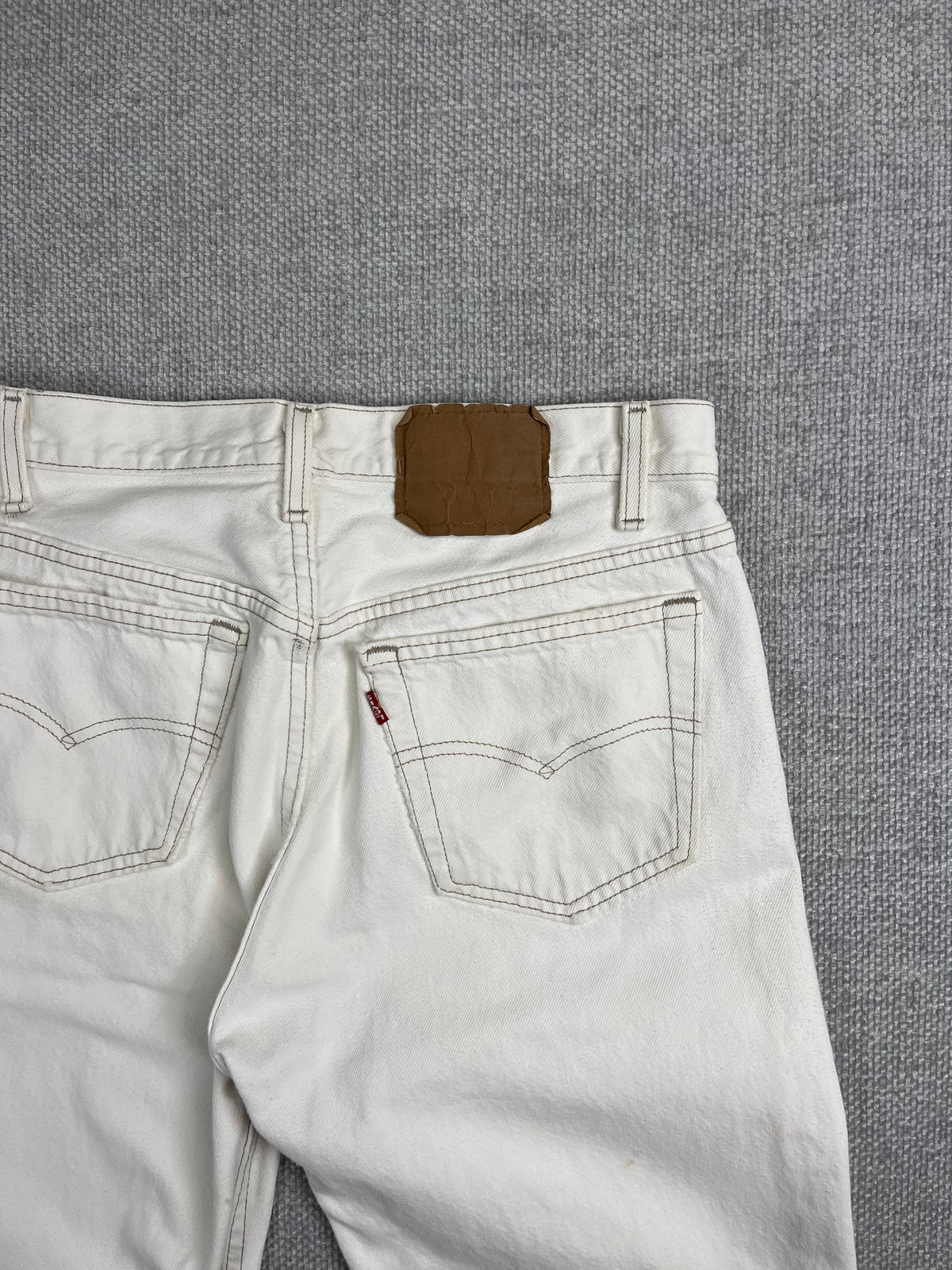 90’s Levi's 501 White Jeans 29"
