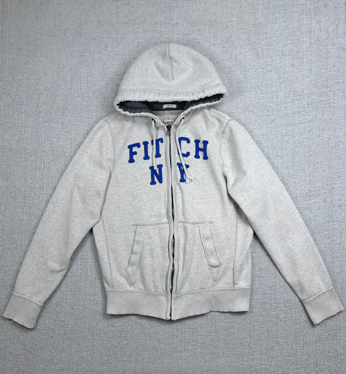 Y2K Abercrombie and Fitch Zip Up Hoodie