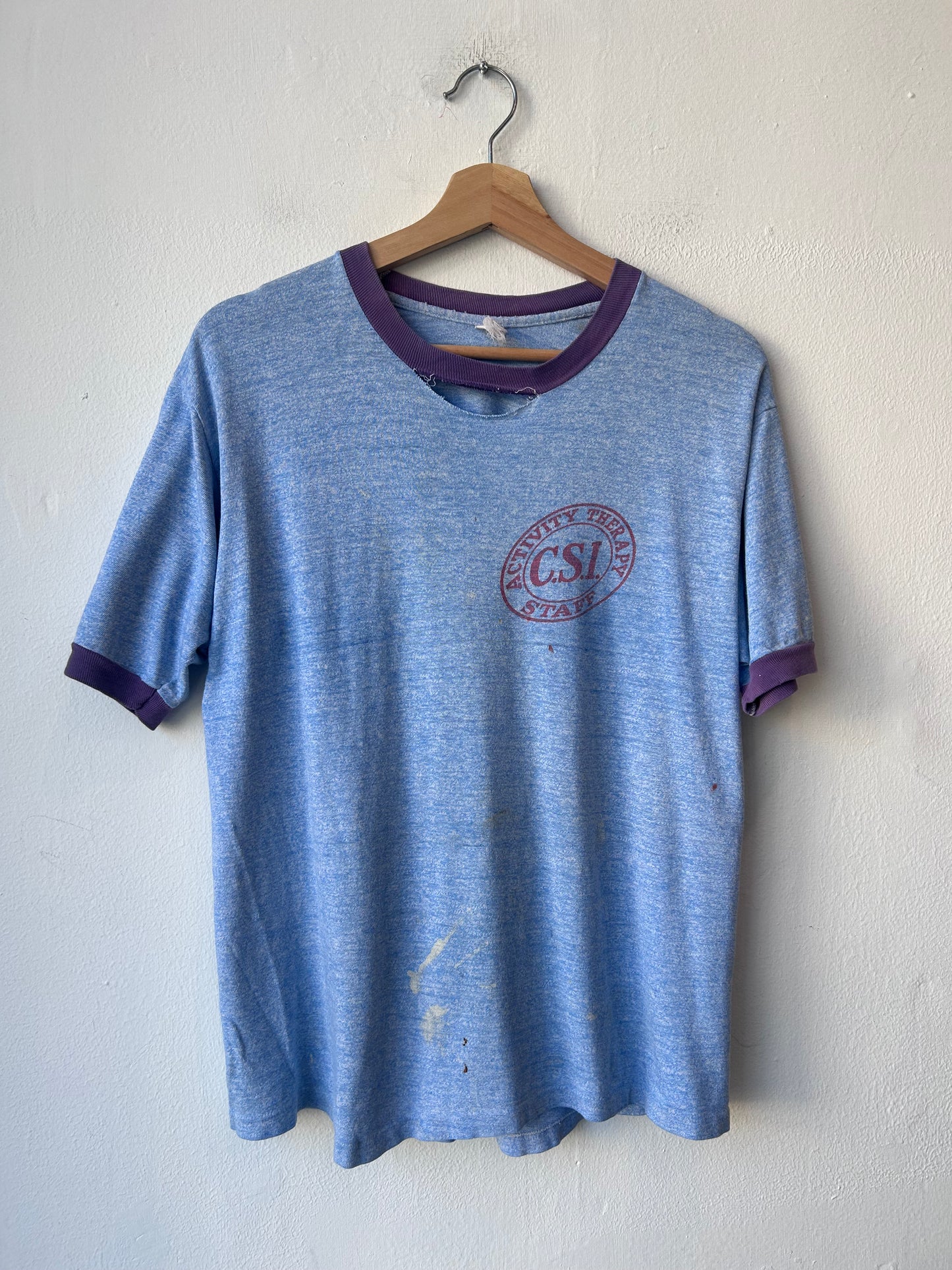 90's CSI Therapy Ringer Shirt