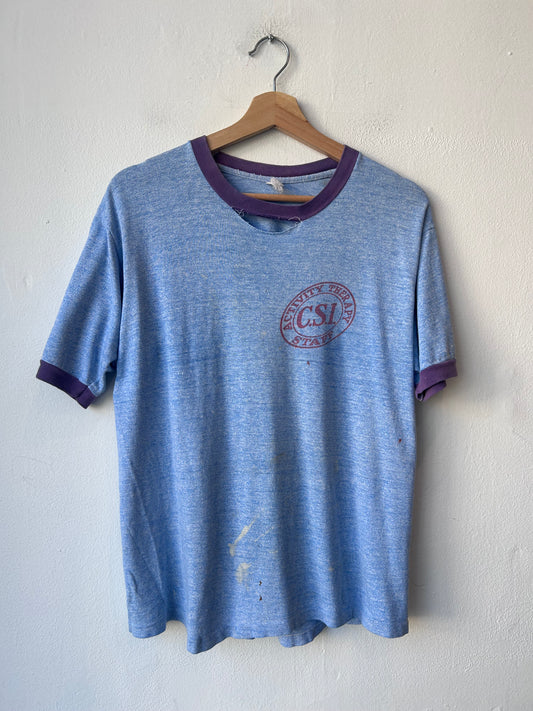 90's CSI Therapy Ringer Shirt