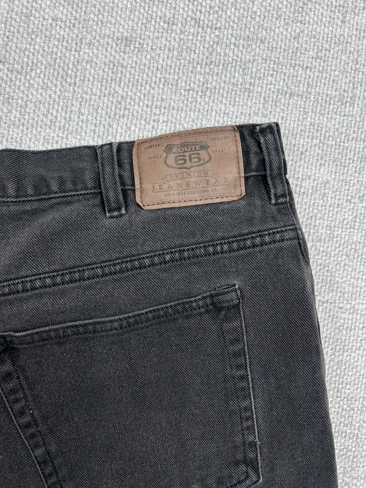 Y2K Black Denim Relaxed Fit Shorts 34"