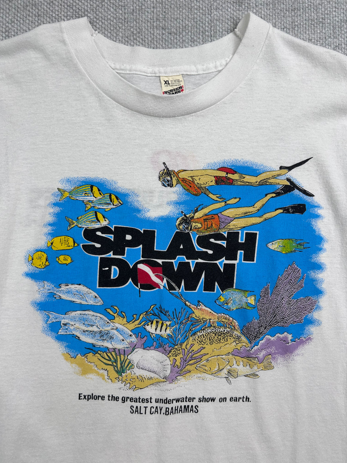 80's Splash Down Line T-Shirt