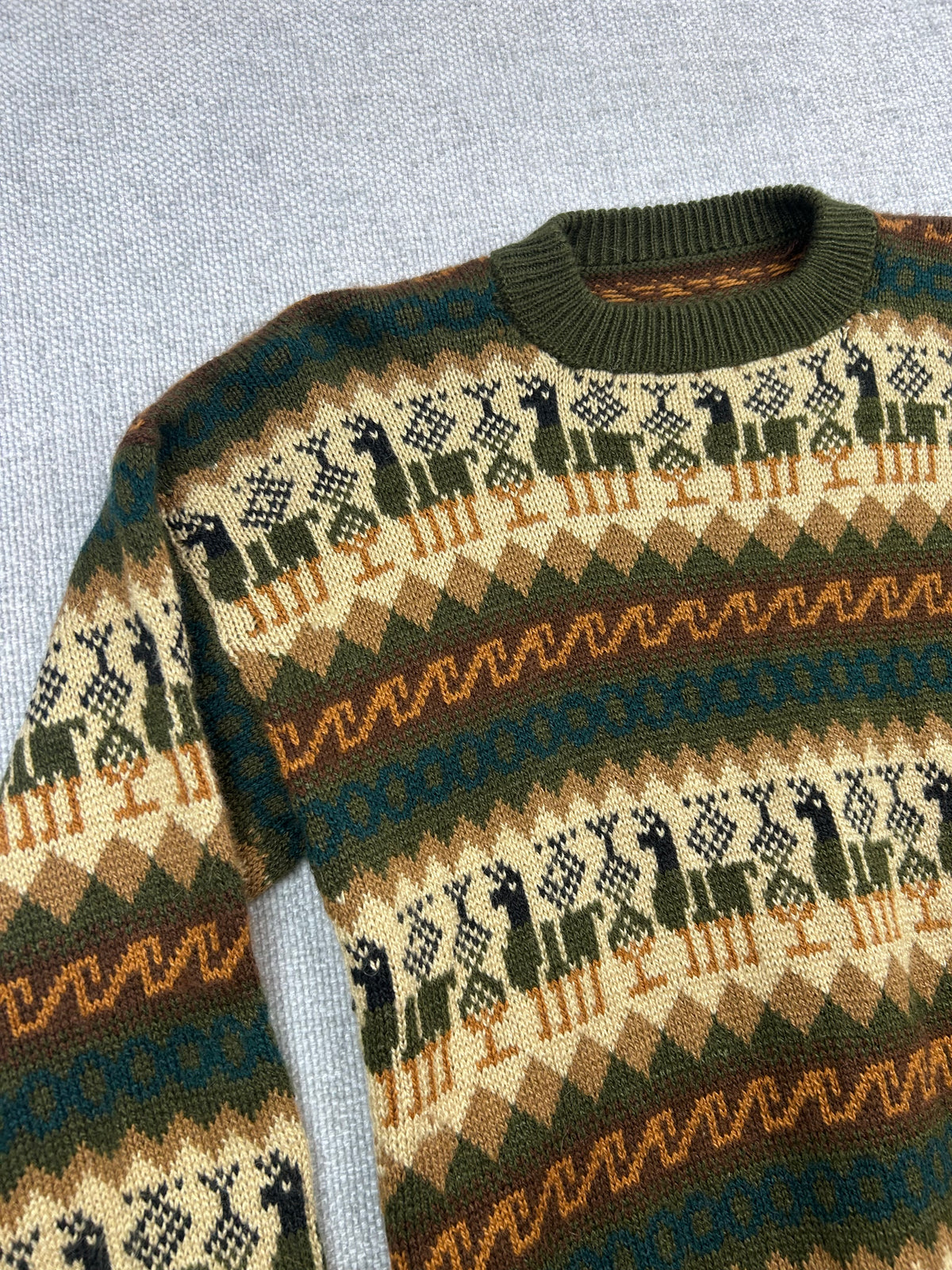 90's Alpaca Pattern Sweater