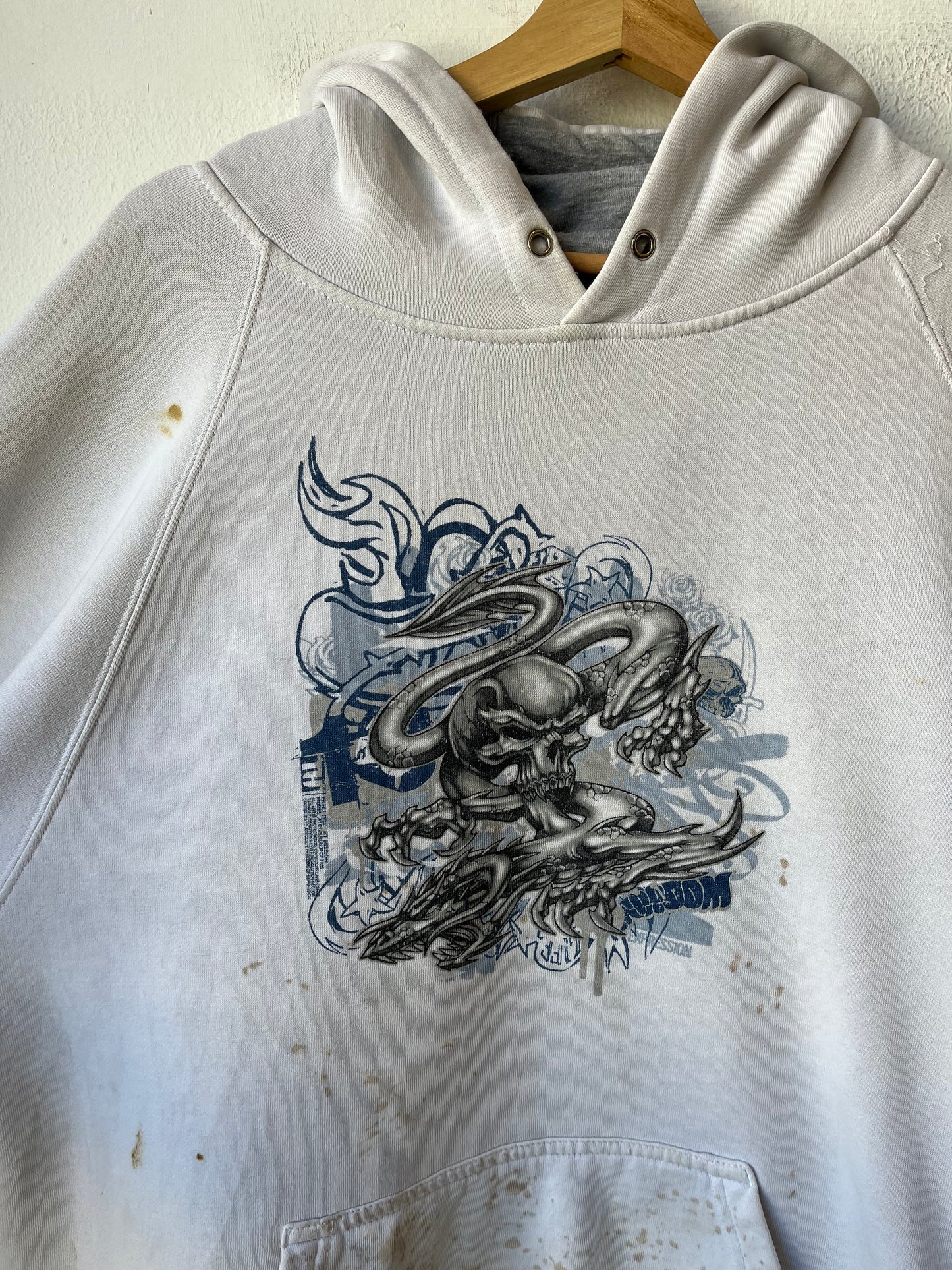 Y2K Stained Top Heavy Hoodie