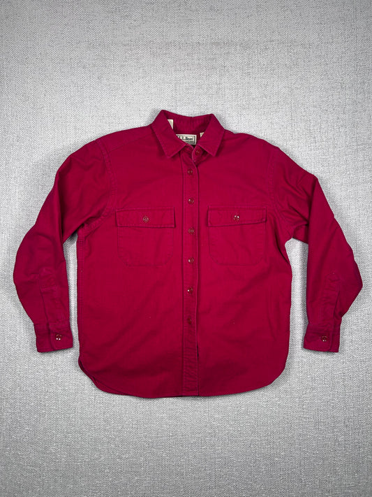 90's L.L. Bean Red Chamois Shirt