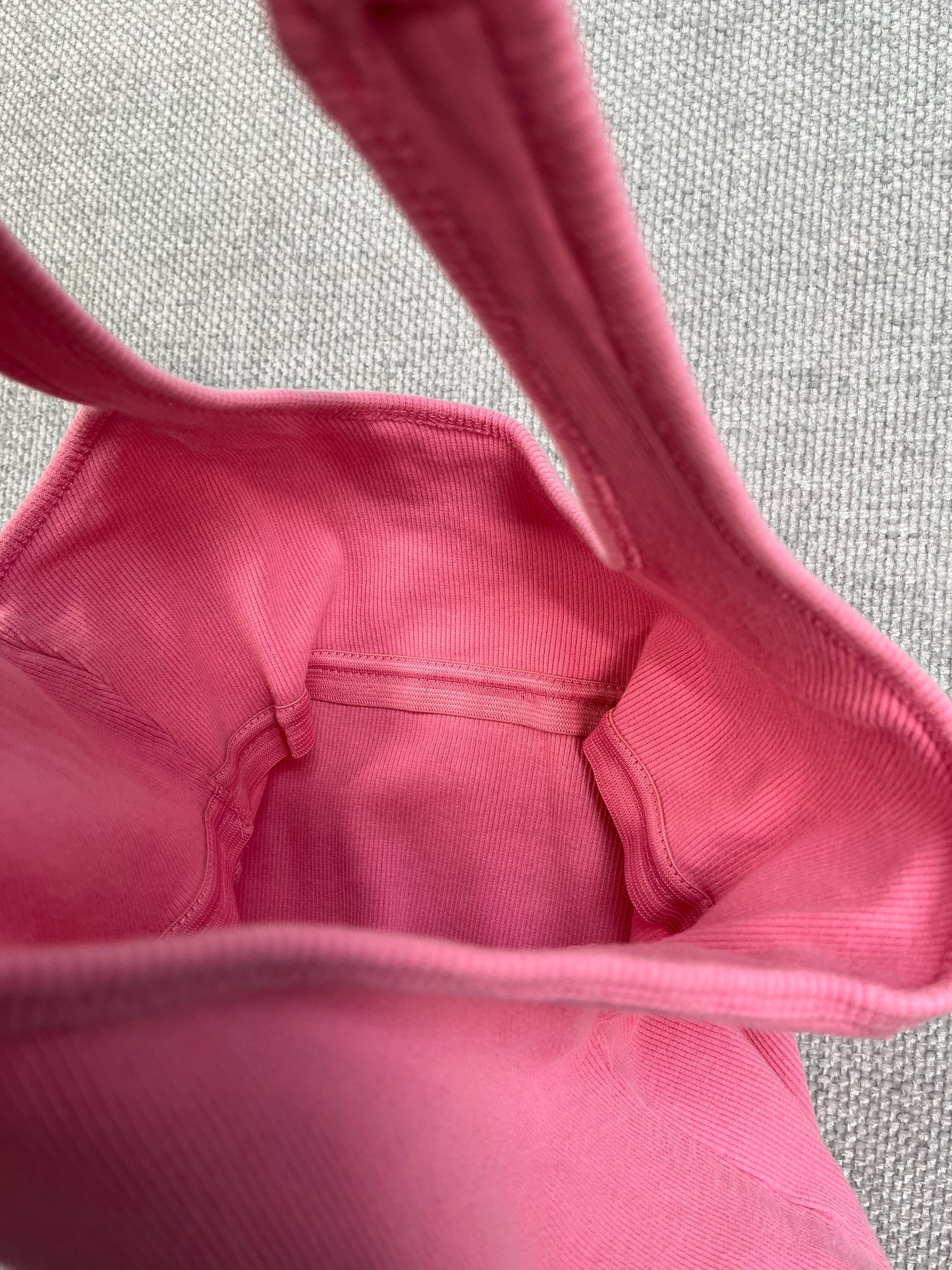 Y2K Pink Cotton Workout Tank