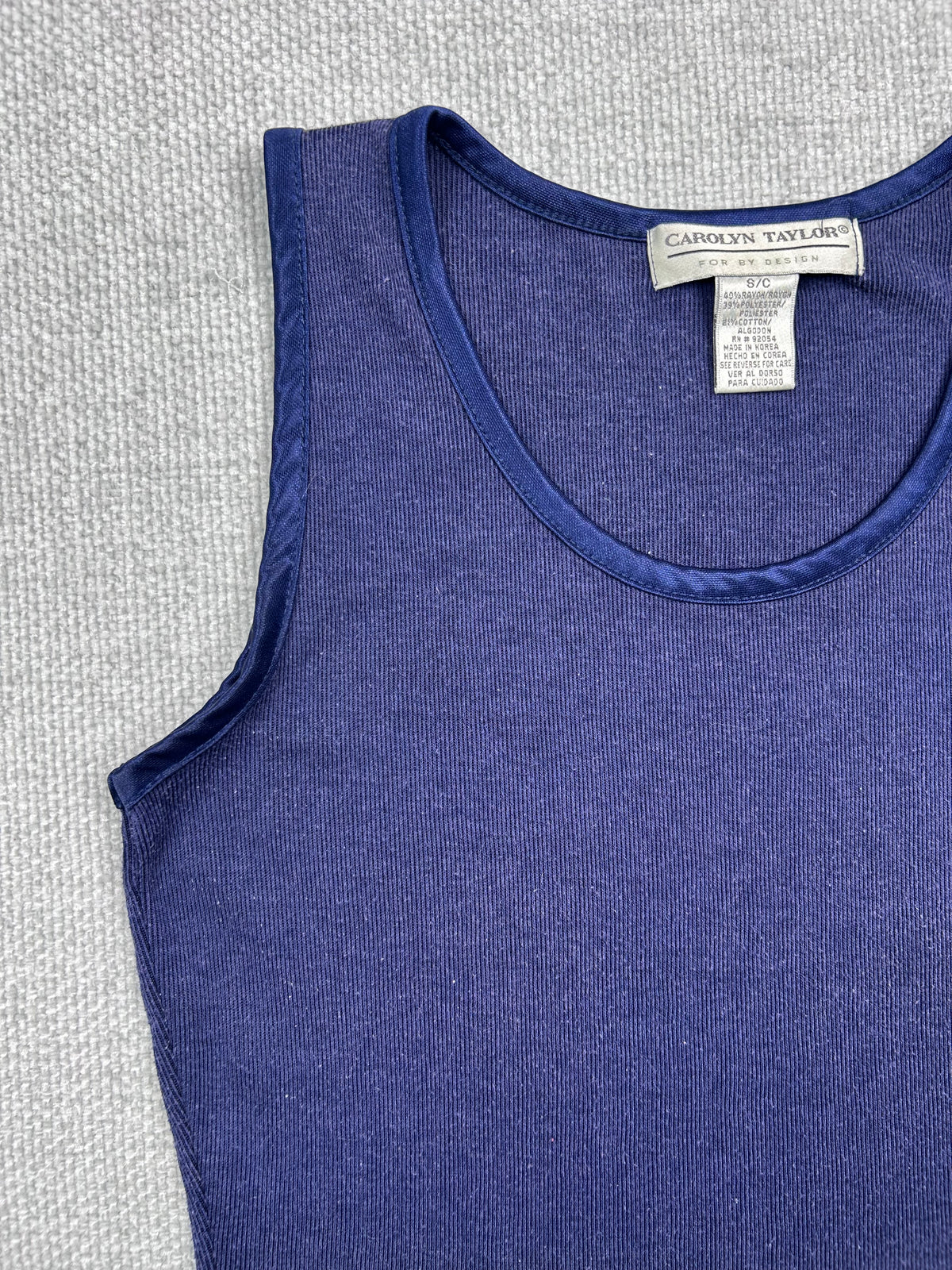 90's Navy Blue Tank Top