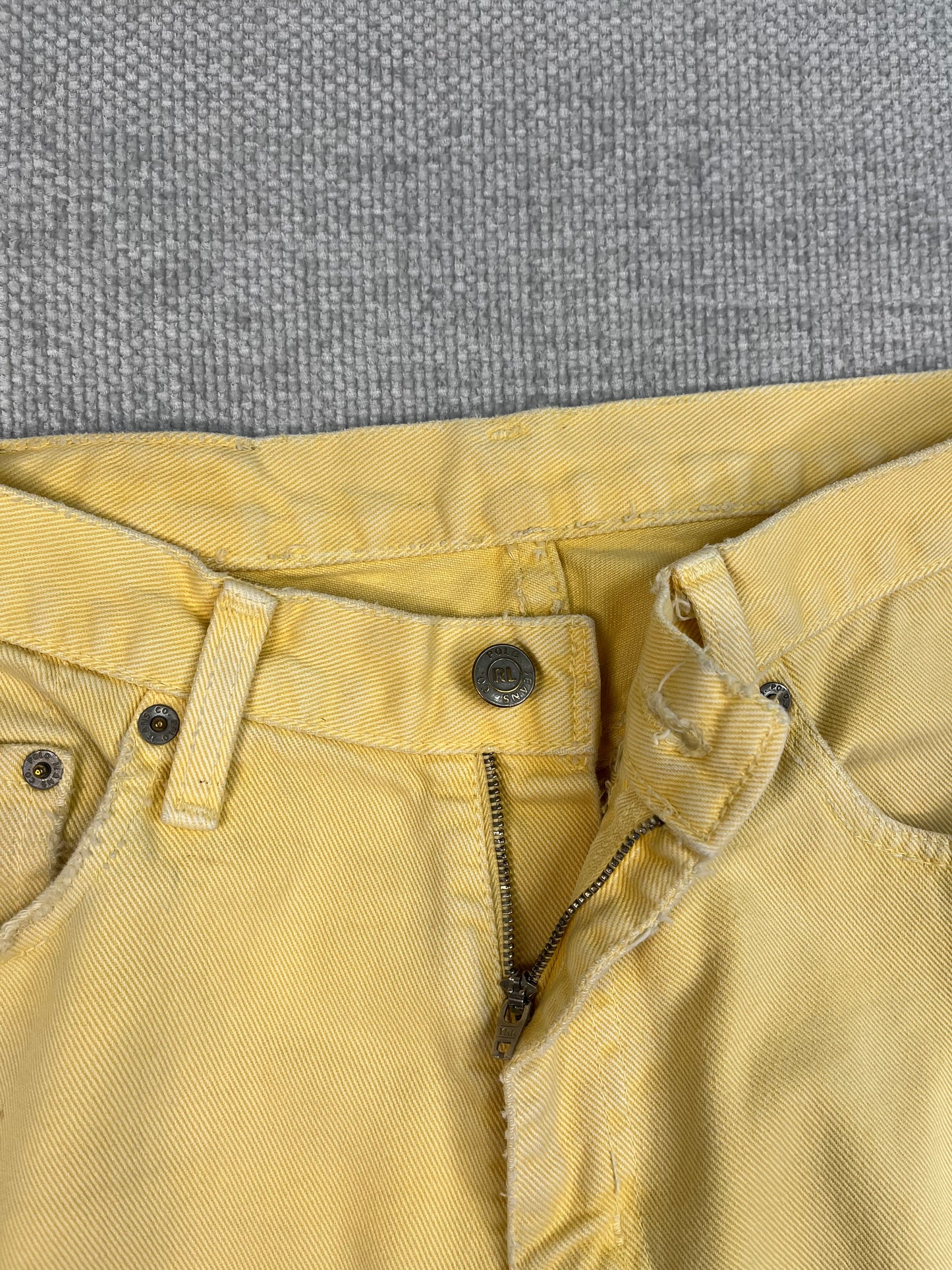 90’s Ralph Lauren Yellow Jeans 30"
