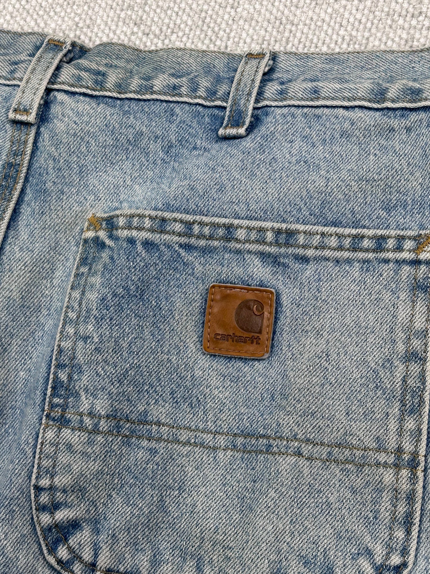 Y2K Carhartt Denim Carpenter Shorts 32"