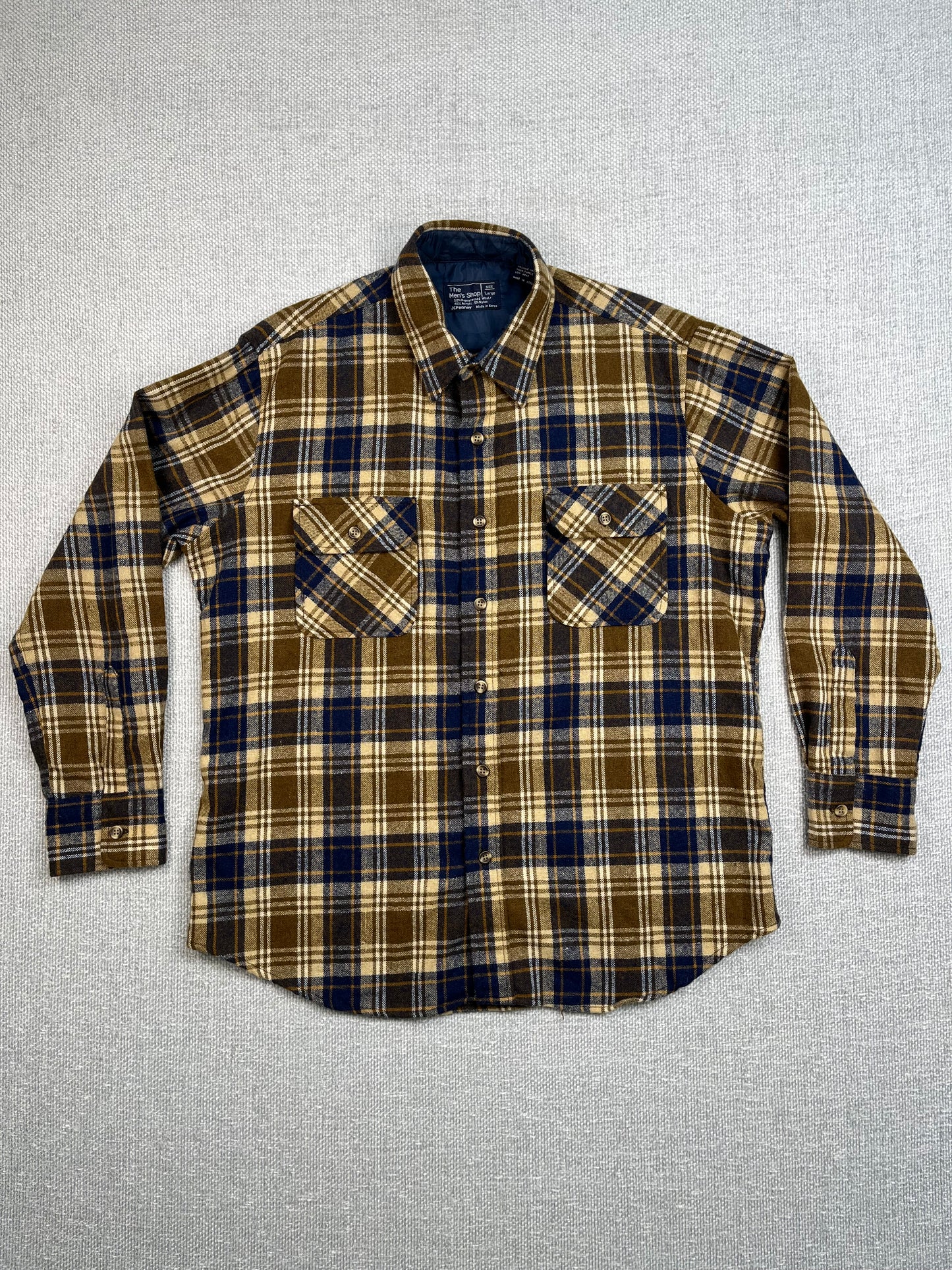 80's JCPenny Wool Flannel Shirt