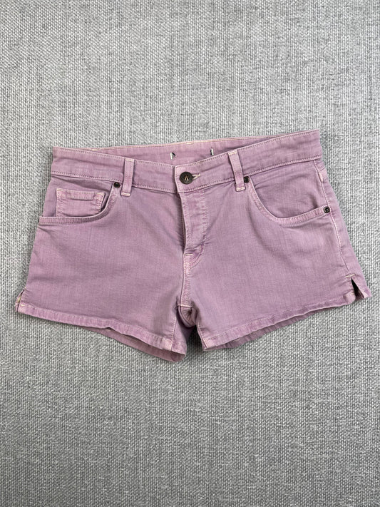 Y2K Purple Mini Shorts 30"