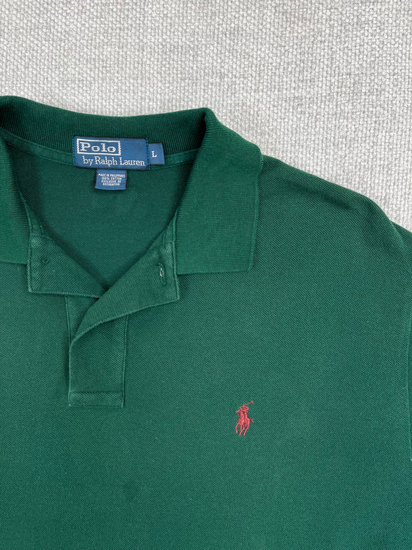 90's Green Ralph Lauren Polo Shirt
