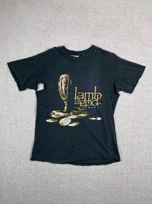 Y2K Lamb of God Distressed T-Shirt