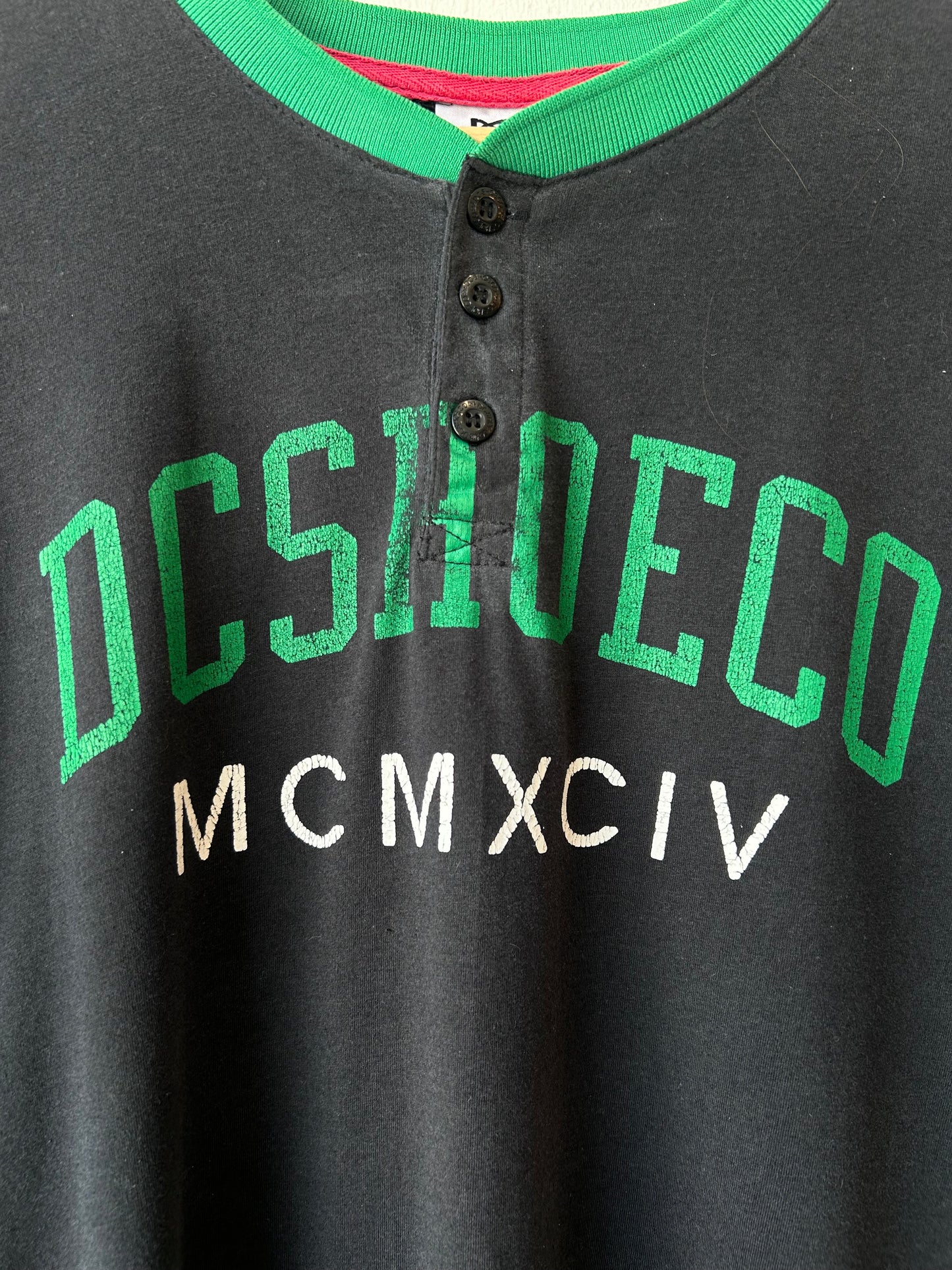 Y2K DC Henley Shirt
