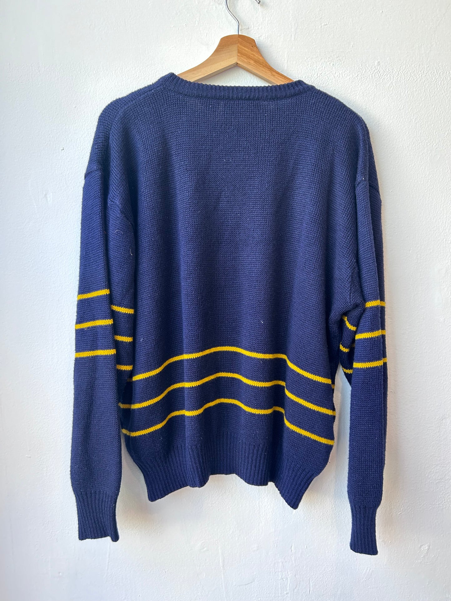 90's Michigan Knit Sweater