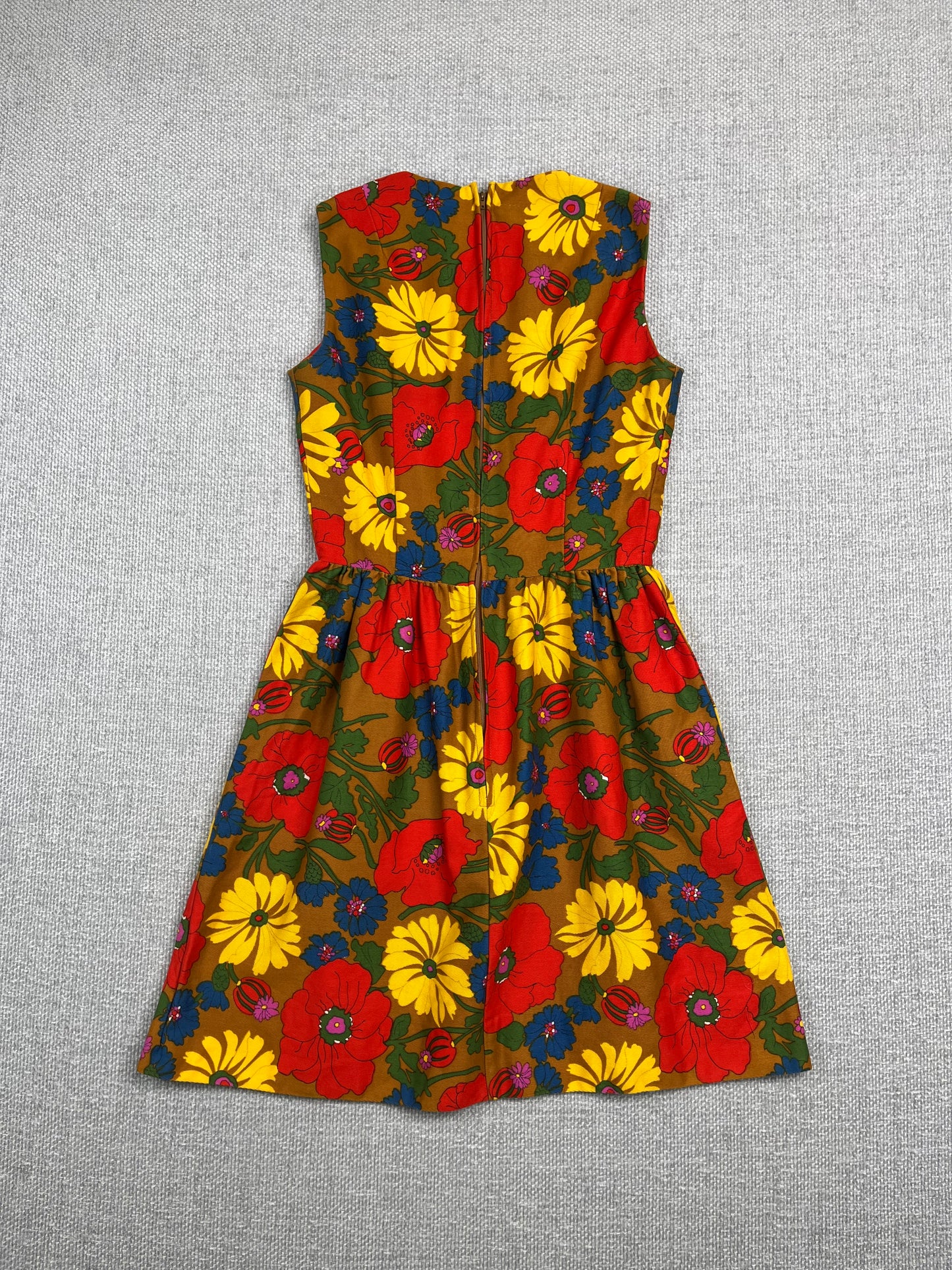70's Floral Mini Sundress