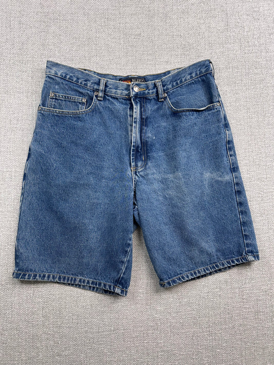 Y2K Relaxed Fit Denim Shorts 33"