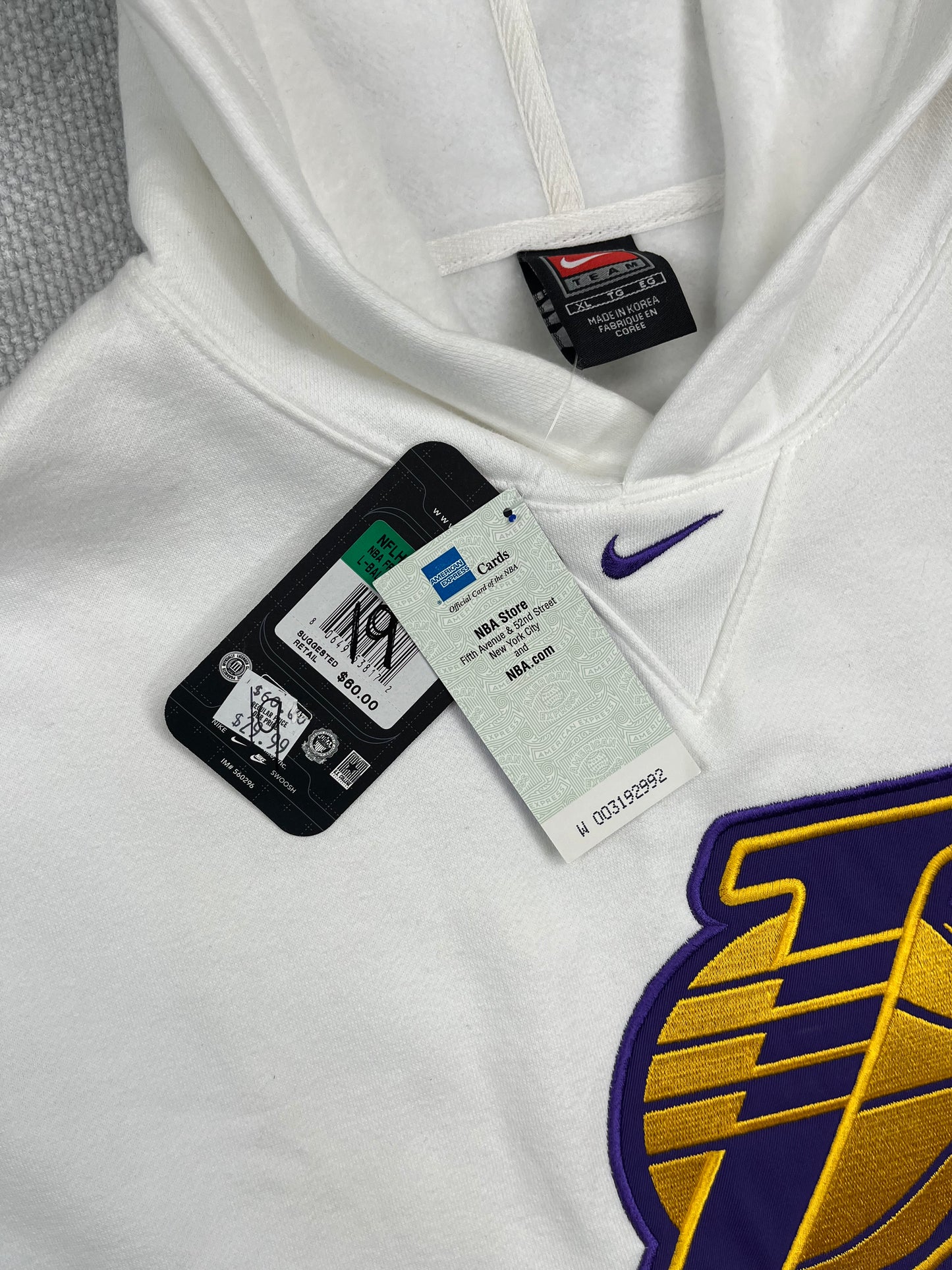 Y2K Nike Lakers Hoodie