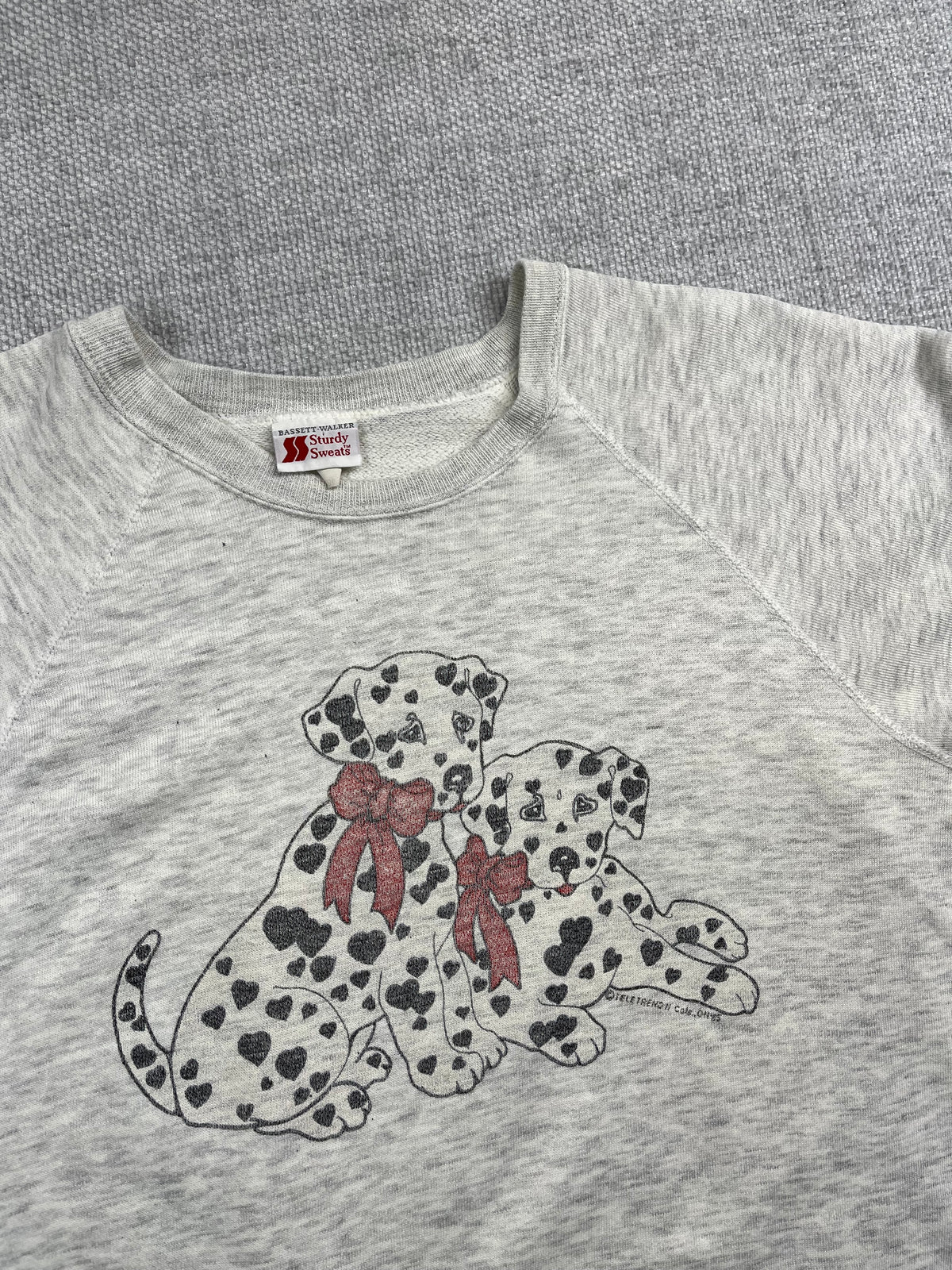 90's Heart Dalmatian Sweatshirt