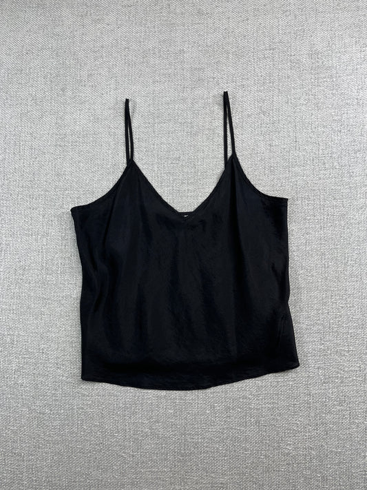 Y2K Black Silk Camisole