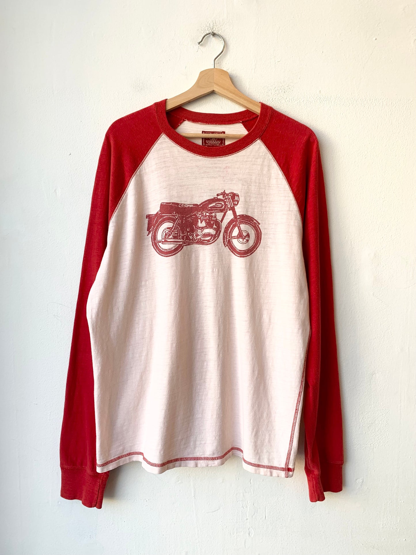 Y2K Lucky Brand Motorcycle Raglan